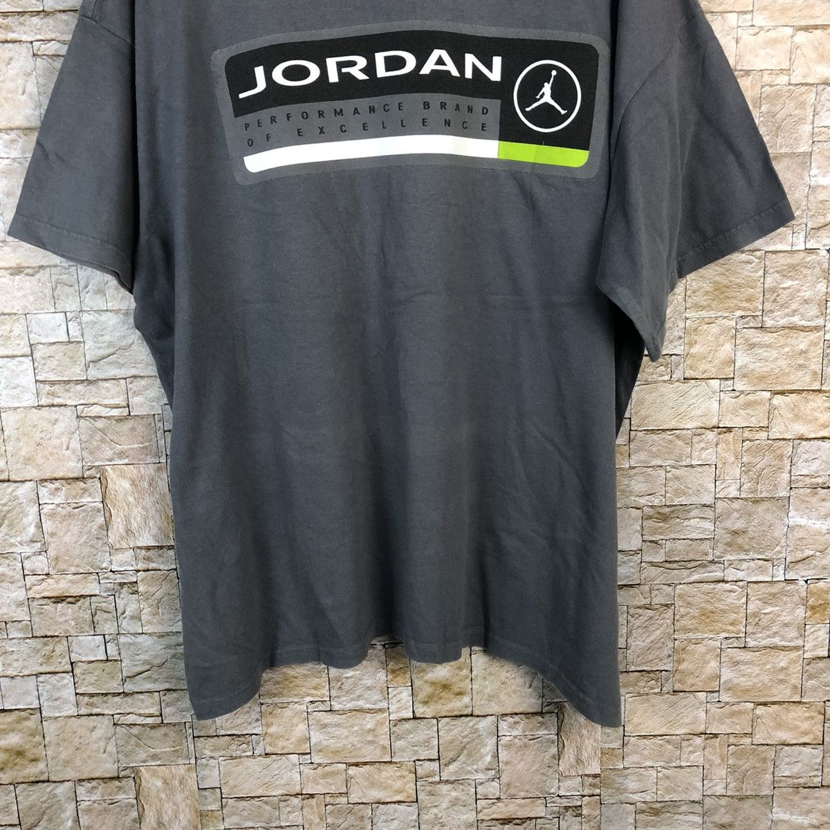 Jordan Brand Jordan Brand Nike faded Grey vintage tee #A540 Size US XL / EU 56 / 4 - 3 Thumbnail