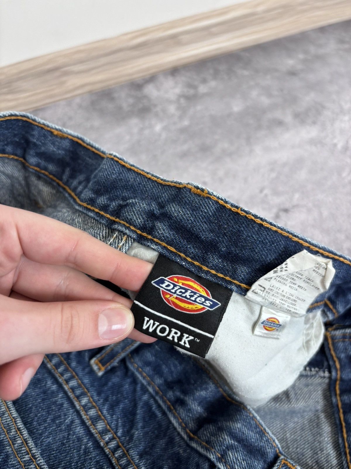 Dickies Vintage Dickies Work Faded Blue Denim Jeans 9393 RNB Size US 36 / EU 52 - 21 Thumbnail