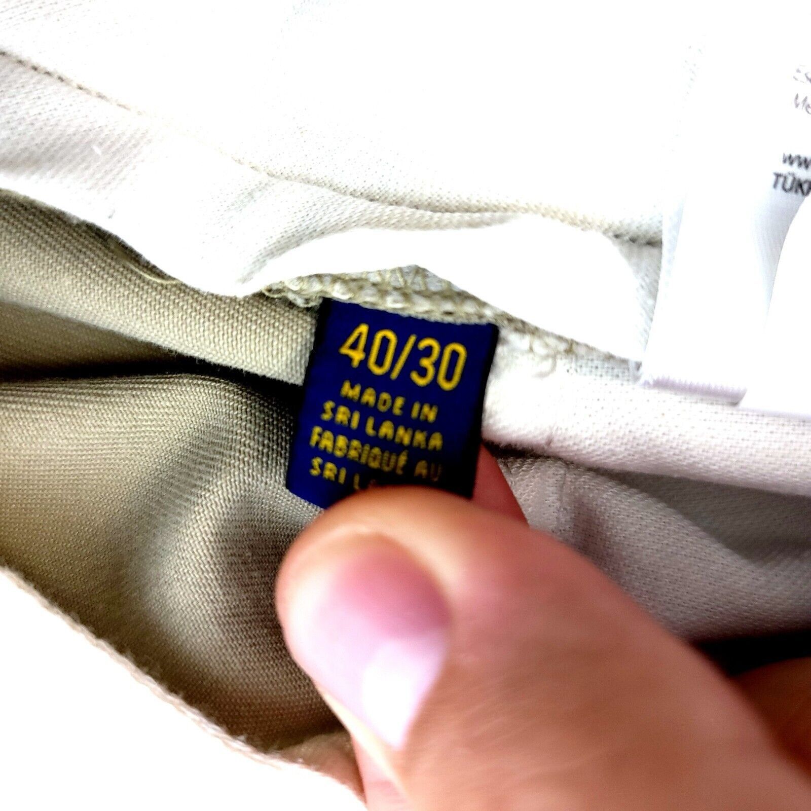 Polo Ralph Lauren Polo Ralph Lauren Classic Fit Tan Cotton Twill Chino Pants 4 Size US 40 / EU 56 - 6 Thumbnail