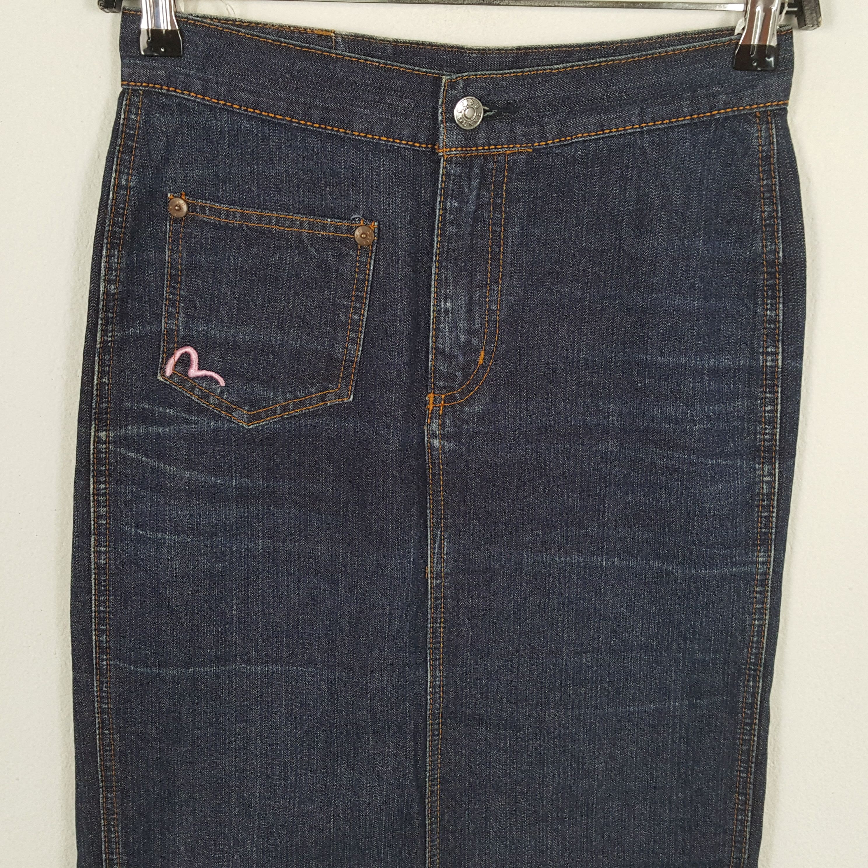 Evisu EVISU Japanese Brand Fashion Style Custom Daicock Skirt Size 25" / US 0 / IT 36 - 4 Thumbnail
