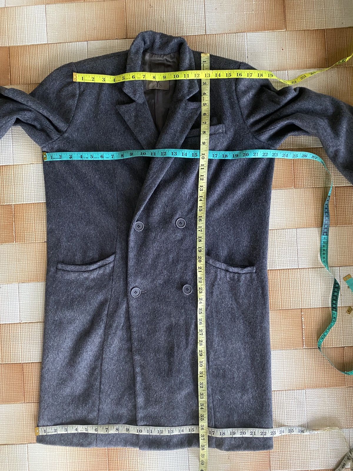 Designer × Y's × Yohji Yamamoto Vintage y’s yohji yamamoto woll trench coat jacket Size US M / EU 48-50 / 2 - 4 Thumbnail