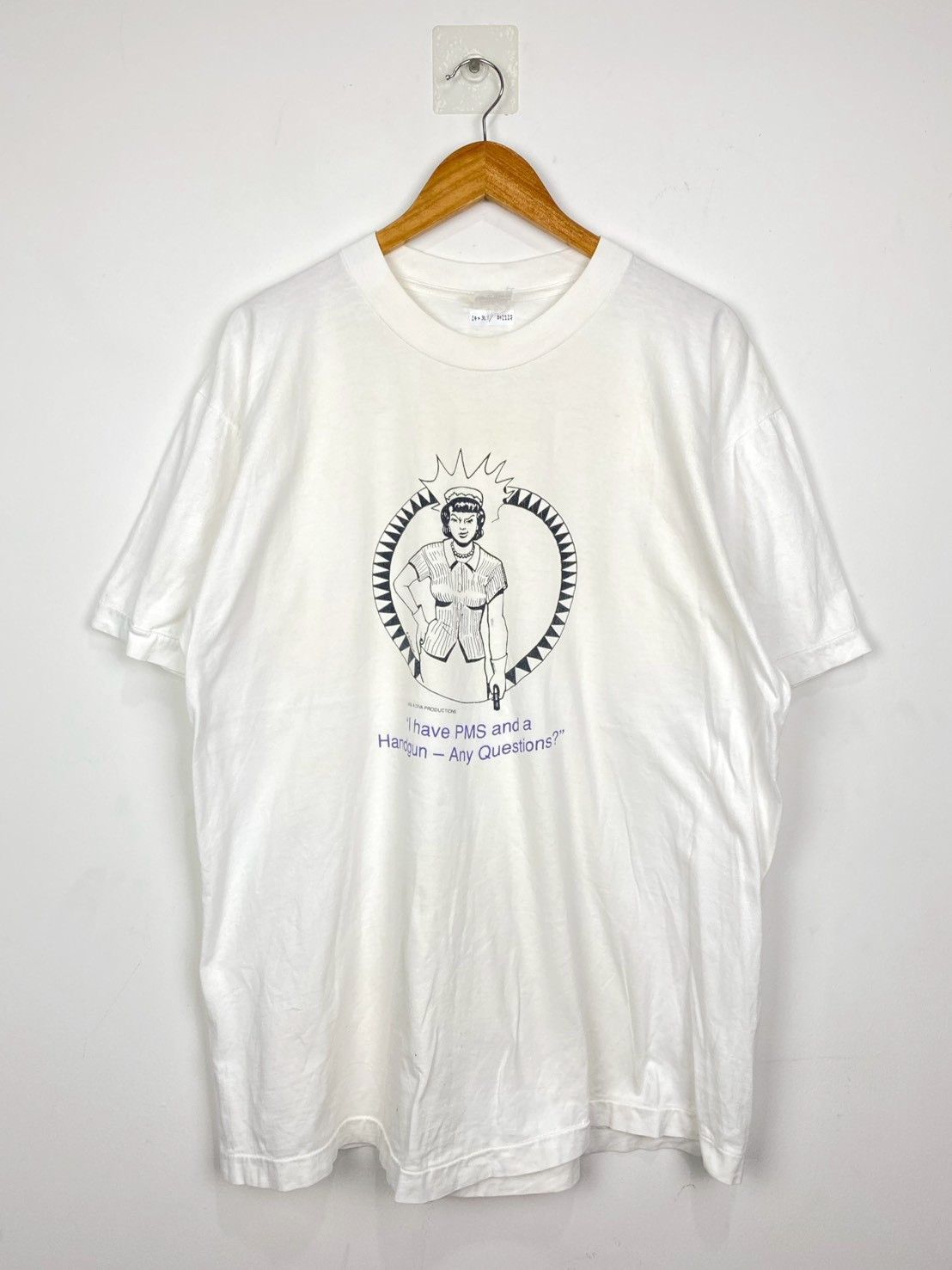 Vintage vintage i have pms and a handgun shirt XL DO2227 Size US XL / EU 56 / 4 - 1 Thumbnail