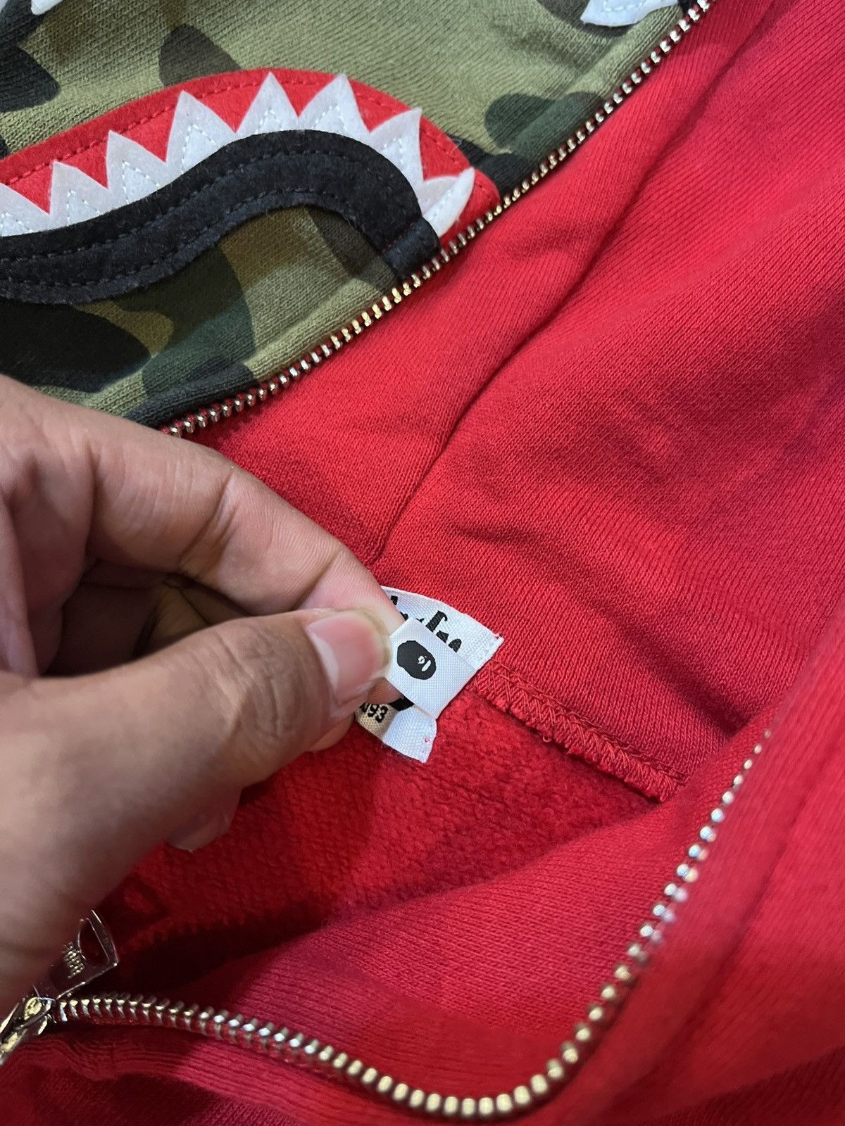 Bape BAPE Shark Full Zip Hoodie Size US L / EU 52-54 / 3 - 7 Thumbnail