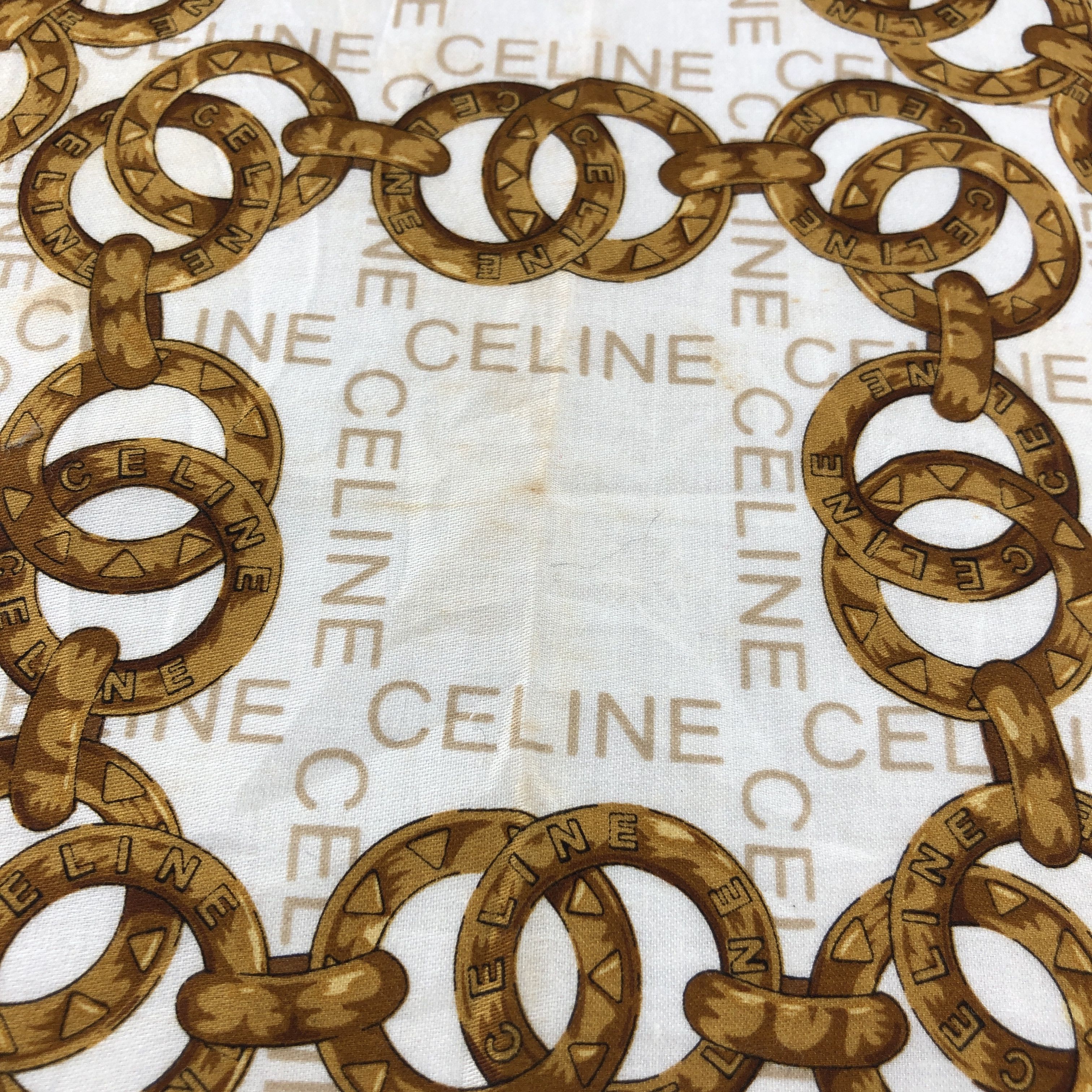 Celine Celine Handkerchief Neckerchief Bandana H3029 Size ONE SIZE - 8 Thumbnail