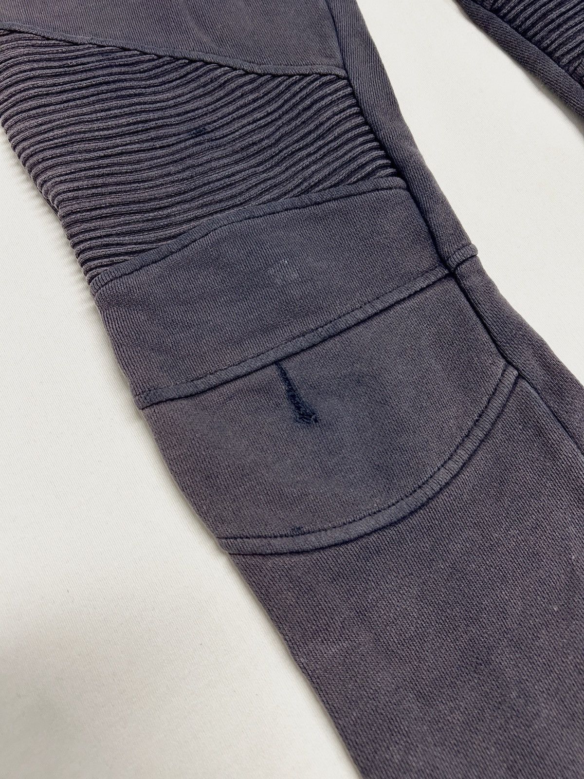 Balmain SS2014 Purple Sunfaded Distressed Biker Sweatpants Size US 30 / EU 46 - 5 Thumbnail
