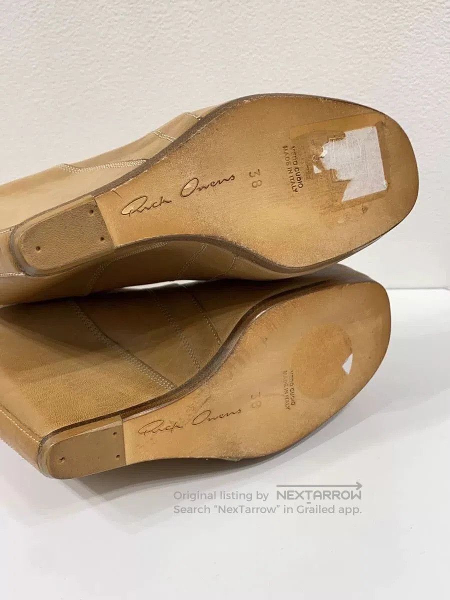 Rick Owens Rick Owens Wedge Leather Boots. Size US 6.5 / IT 36.5 - 4 Thumbnail