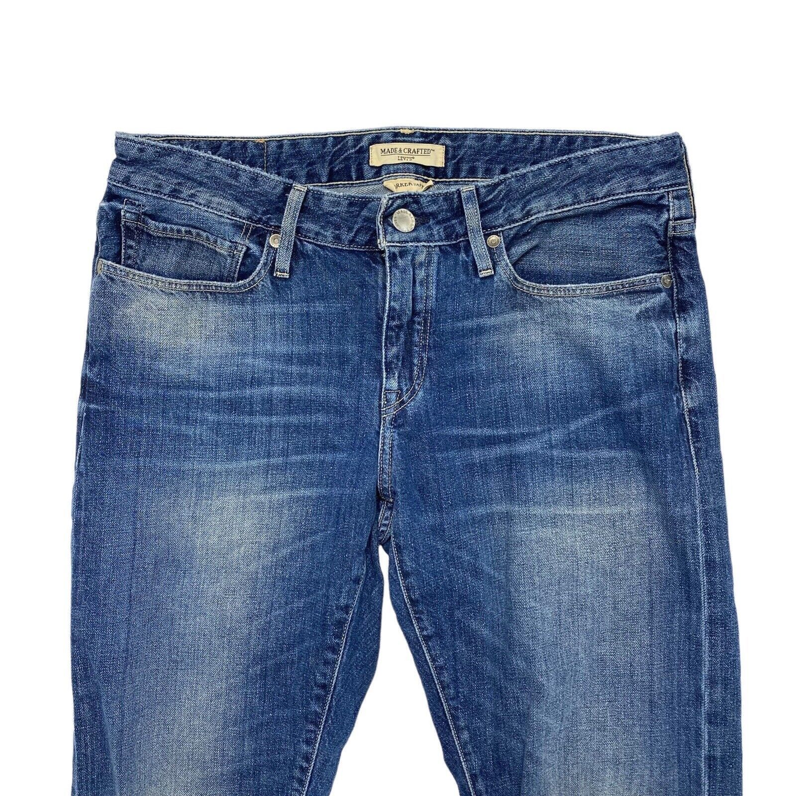 Levi's LEVIS MADE & CRAFTED Distressed Marker Tapered Blue Jeans 28 Size 28" / US 6 / IT 42 - 3 Thumbnail