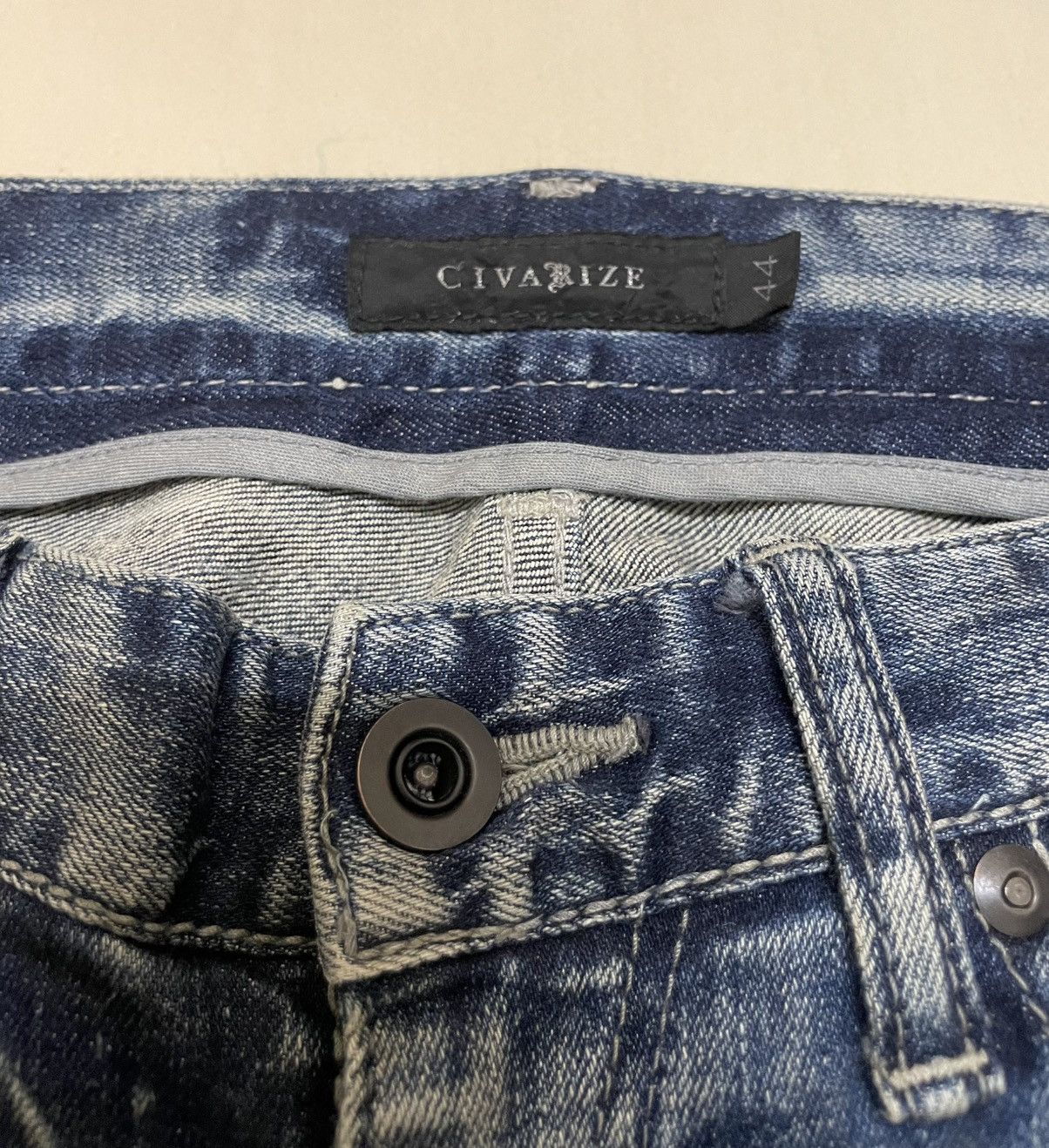 CIVARIZE Civarize Distressed Japanese Punk Visual Kei Jeans Size US 31 - 4 Thumbnail