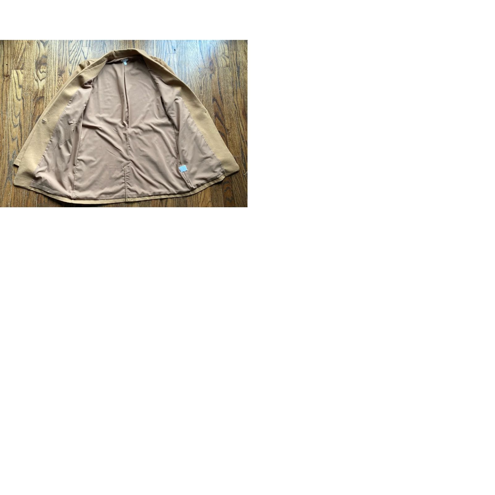 Vintage Garnet Hill Blazer Womens Size 8 Tan Beige Knit Relaxed Button Classic Preppy Academia Sports Coat Autumn Winter Spring Fall Womens Size M / US 6-8 / IT 42-44 - 9 Thumbnail