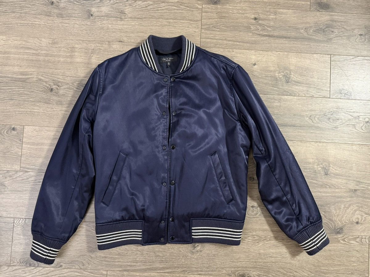 Rag & Bone Rag and Bone bomber jacket satin blue(medium) Size US M / EU 48-50 / 2 - 1 Thumbnail