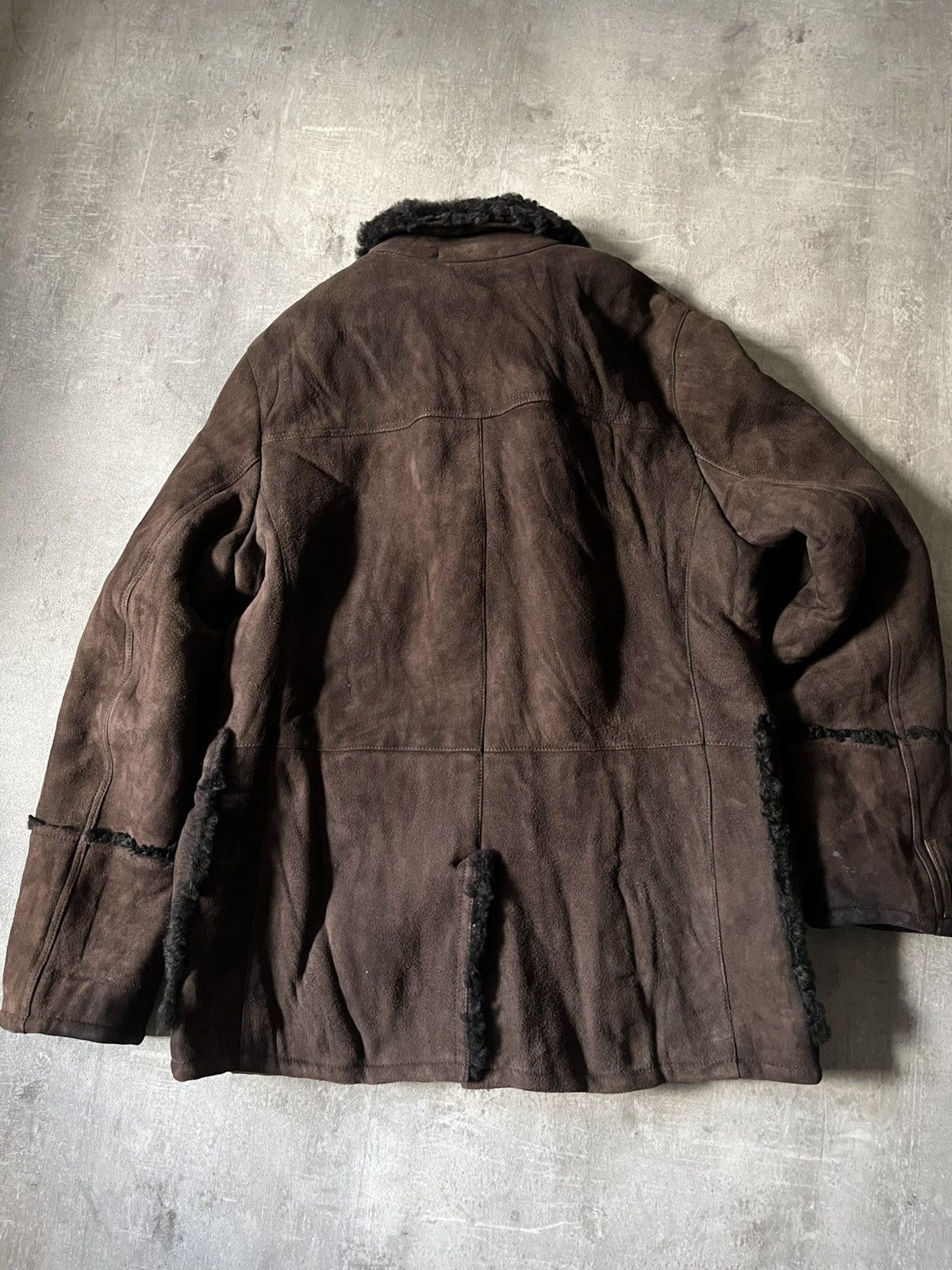 Prada Prada sheep skin shearling brown leather coat Size US L / EU 52-54 / 3 - 11 Thumbnail