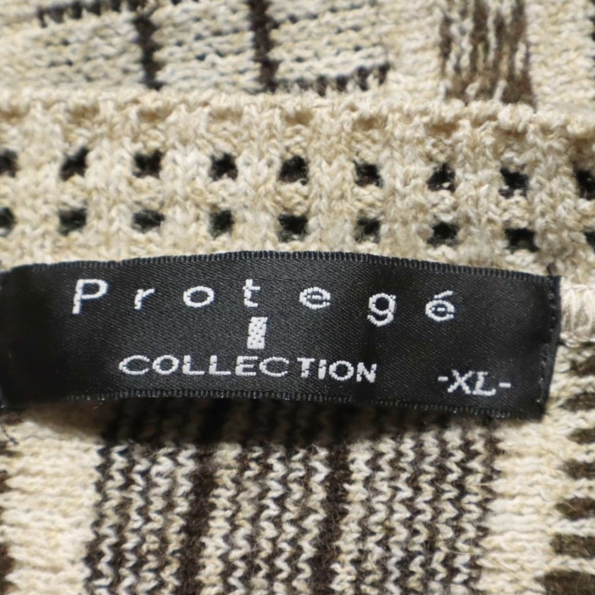 Coogi Protege 3D Knit Cosby Coogi Style Striped Sweater Brown Men's XL Size US XL / EU 56 / 4 - 5 Thumbnail