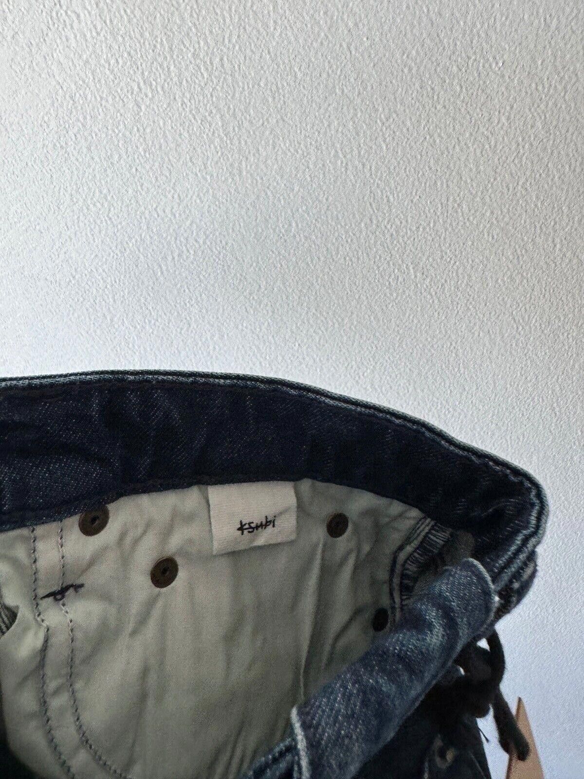 Ksubi new Ksubi mens denim jean chitch 32 blue lowlite no rips Size US 32 / EU 48 - 8 Thumbnail
