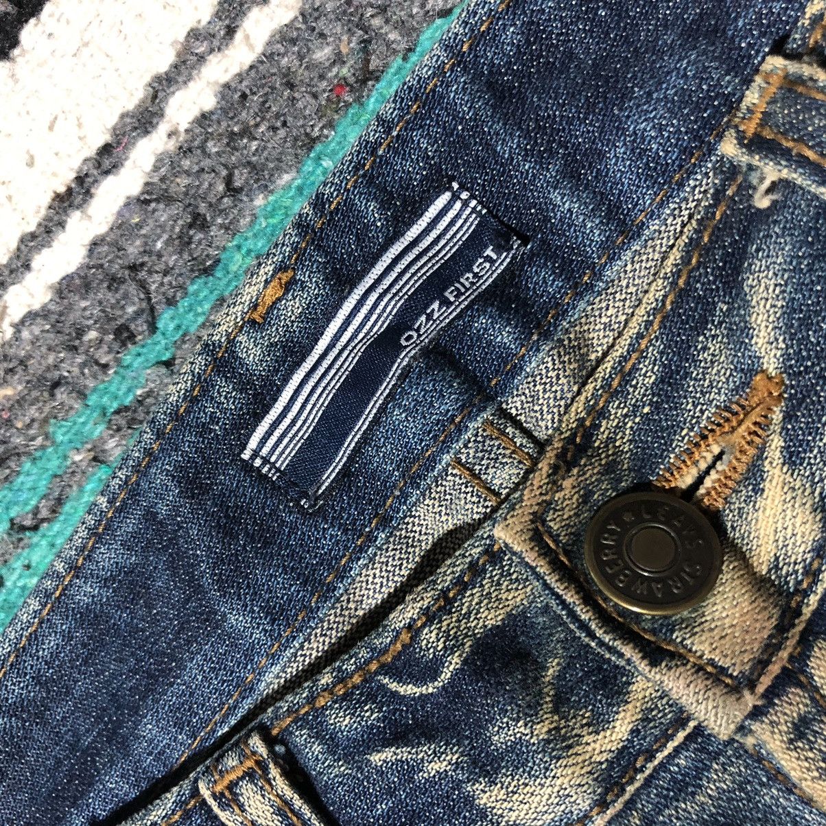 Number (N)ine 2000s Ozz First - Mud Distressed Denim Size US 29 - 7 Thumbnail
