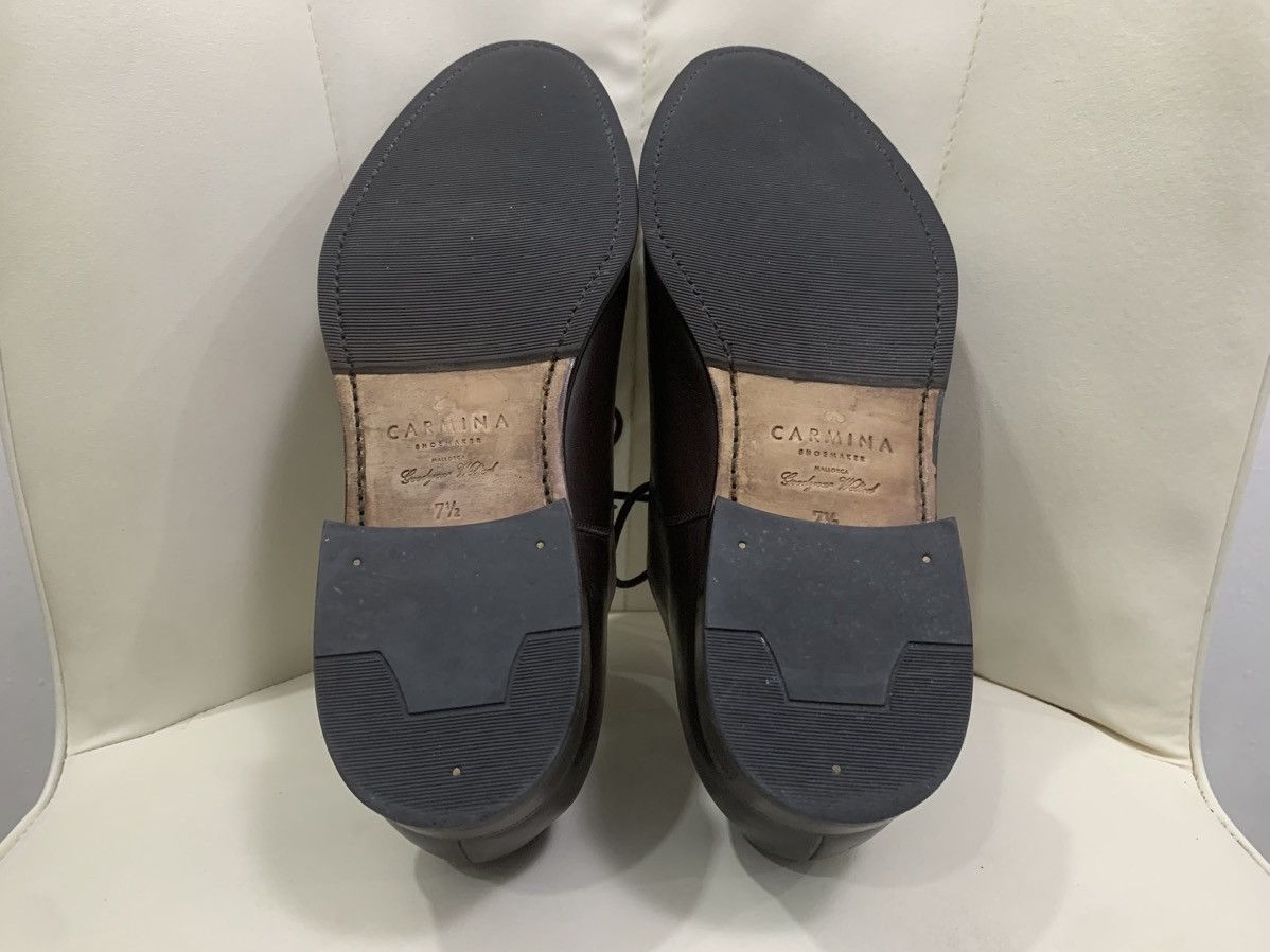 Carmina CARMINA SHOEMAKER OXFORD CAPTOE IN DARK BROWN LACE-UP SHOES Size US 8.5 / EU 41-42 - 9 Thumbnail
