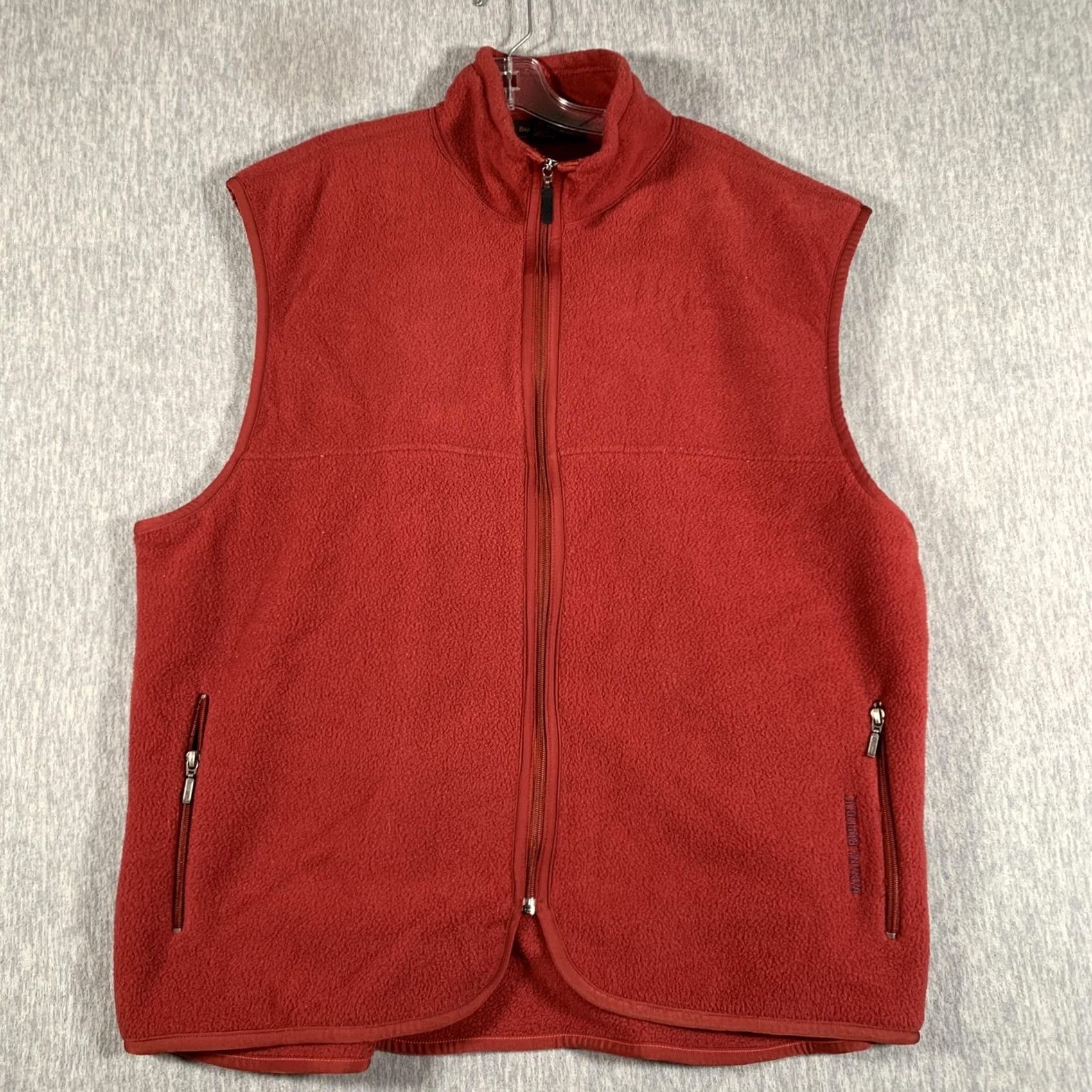 Banana Republic Banana Republic Vest Mens XL Red Fleece Full Zip Pockets Outdoor Size US XL / EU 56 / 4 - 2 Thumbnail