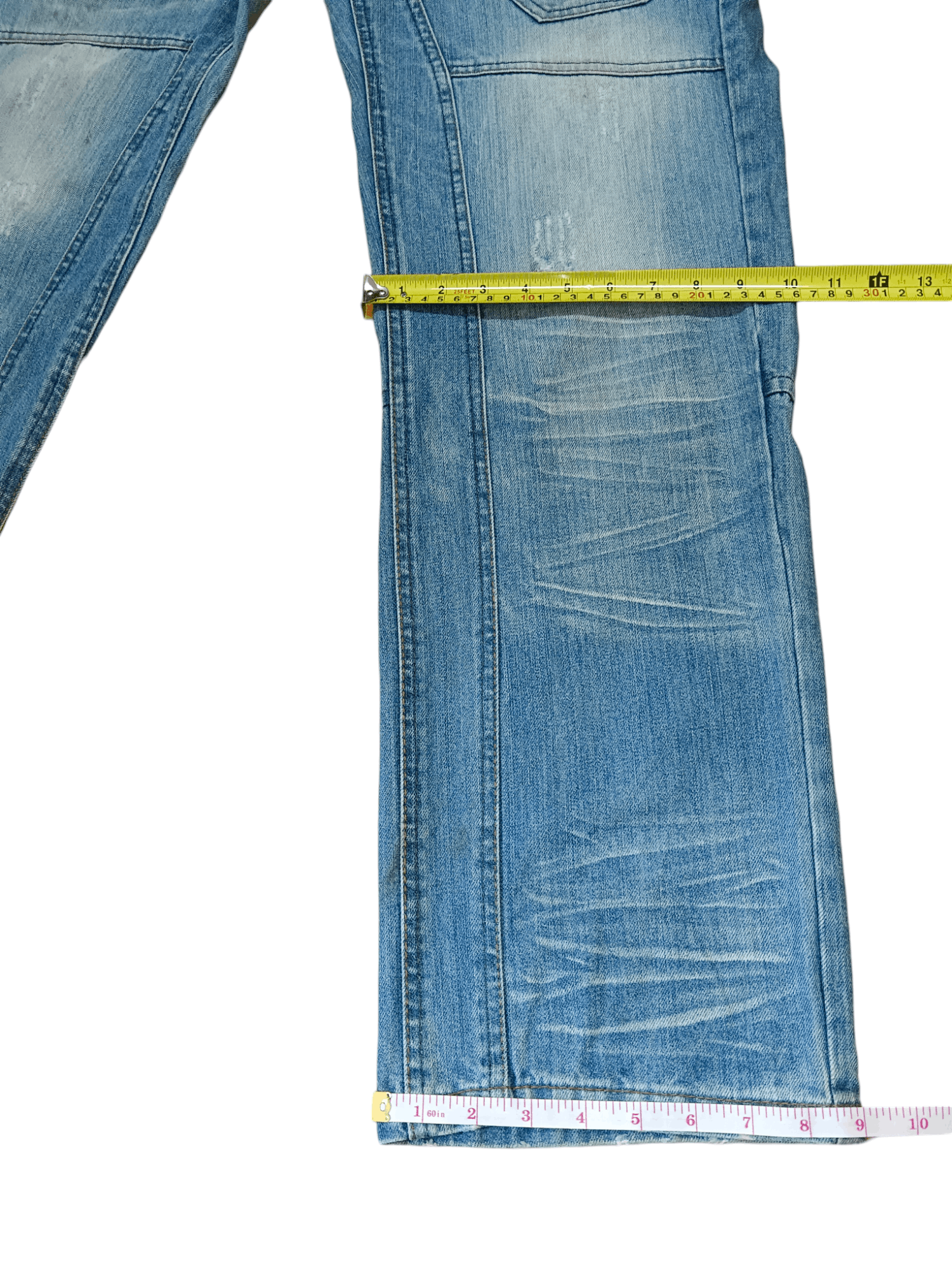 Denim & Co. 🔥FYE🔥 Button Fly Distressed Punk Denim Size US 34 / EU 50 - 15 Thumbnail