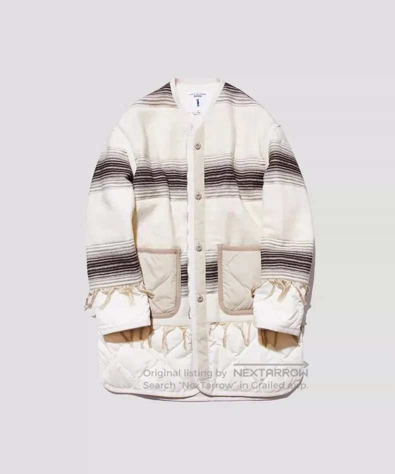 Junya Watanabe Junya Watanabe MAN Striped Wool Jacket. Size US M / EU 48-50 / 2 - 7 Thumbnail