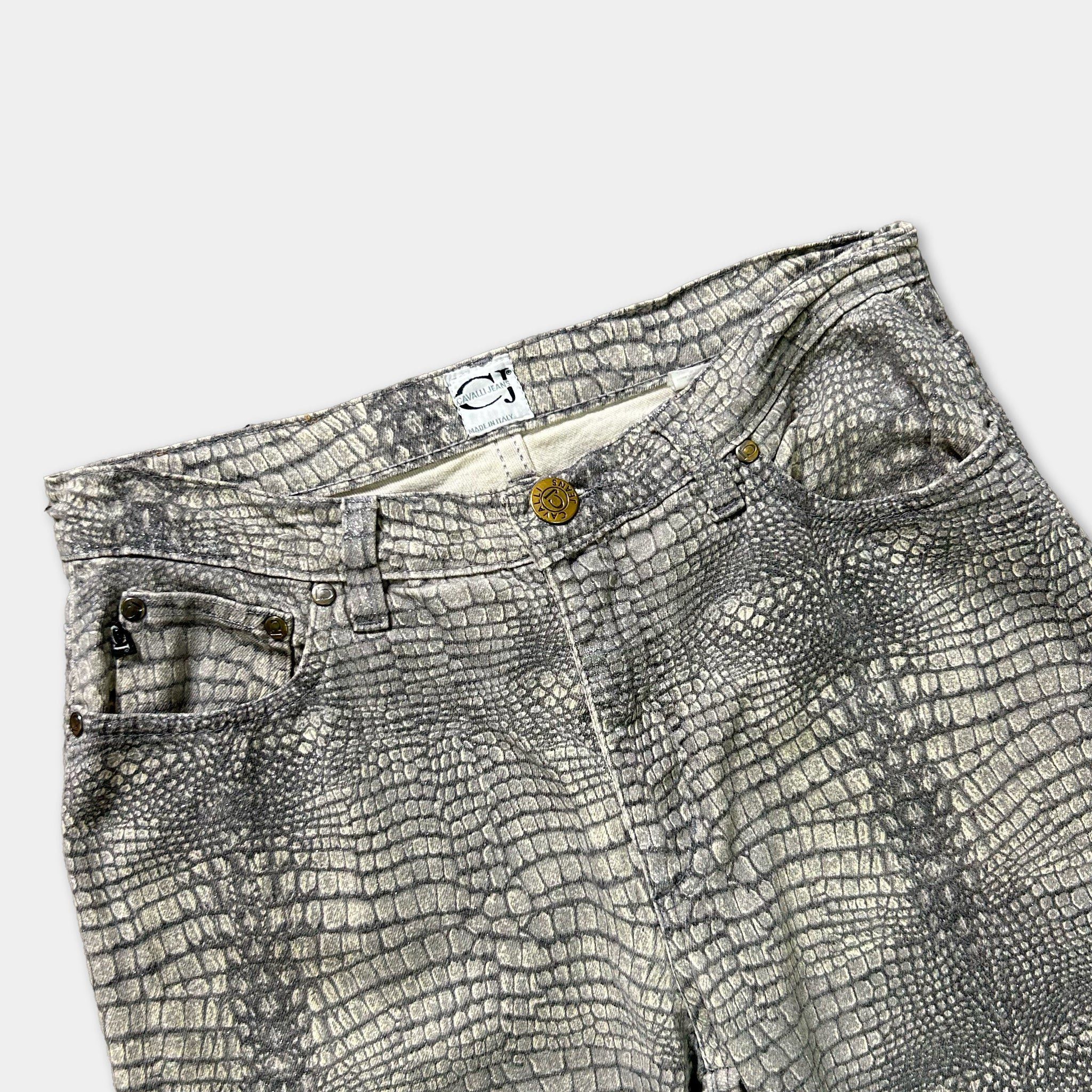 Just Cavalli Just Cavalli 00's Snakeskin Pants Size US 28 / EU 44 - 2 Thumbnail