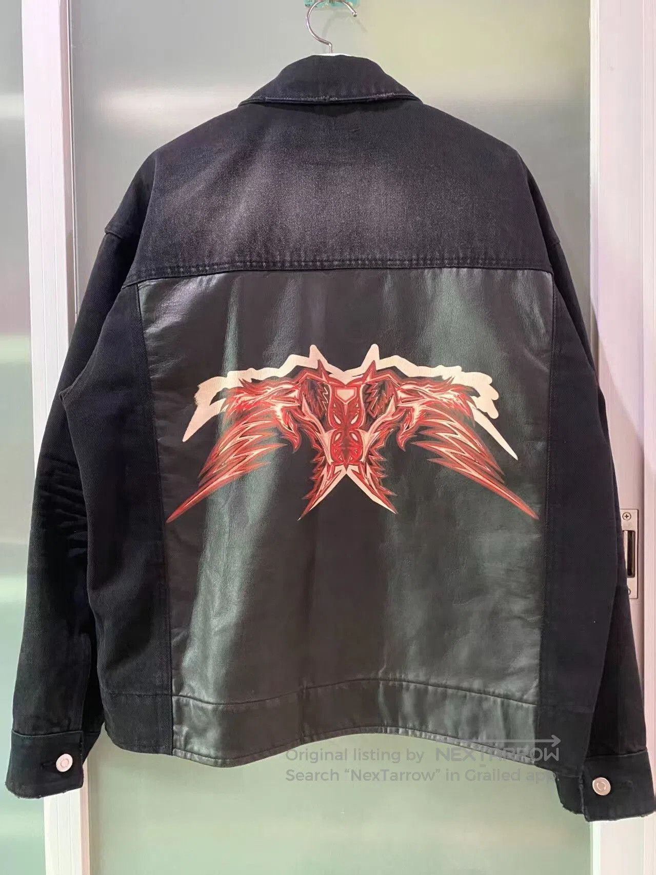 WE11DONE we11done Back Print Denim Jacket. Size US L / EU 52-54 / 3 - 2 Thumbnail