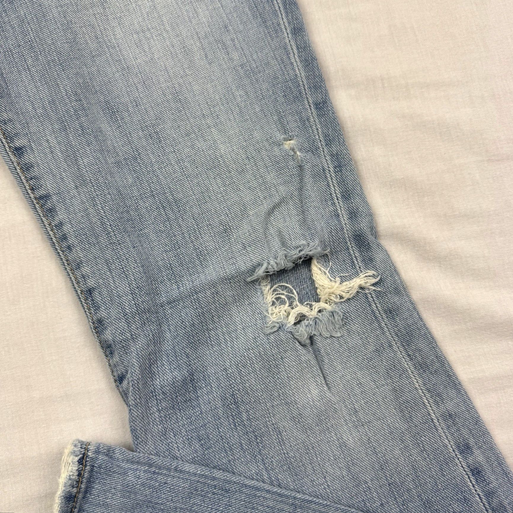 Gap VINTAGE Gap Jeans Womens Bootcut Regular 2 Blue 31.5in 90s Y2K Hipster Punk Straight Rise Low Inseam 6.5-8.5in Zip Solid"} Size 26" / US 2 / IT 38 - 3 Thumbnail