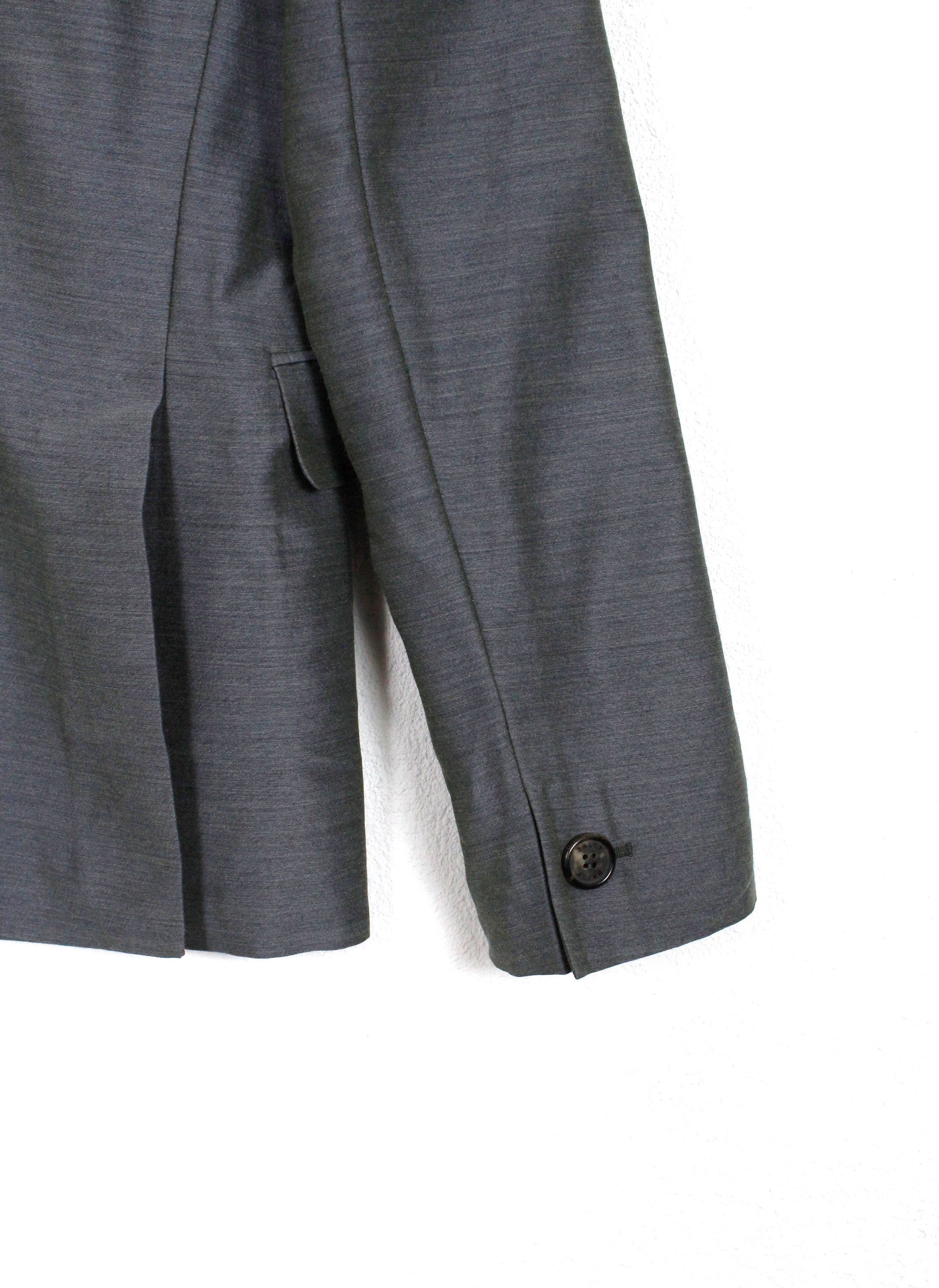 Bally Womens Bally Italy Gray Wool Blazer Jacket 38 size Size XS / US 0-2 / IT 36-38 - 5 Thumbnail