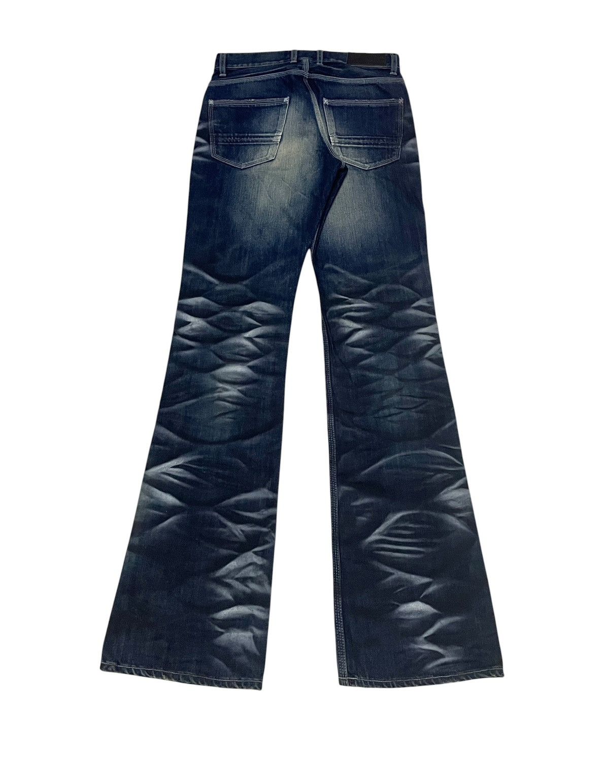 Le Grande Bleu (L.G.B.) Rare Vintage Japanese Brand Urban Craft Flared Jeans 2000s Size US 30 / EU 46 - 2 Thumbnail