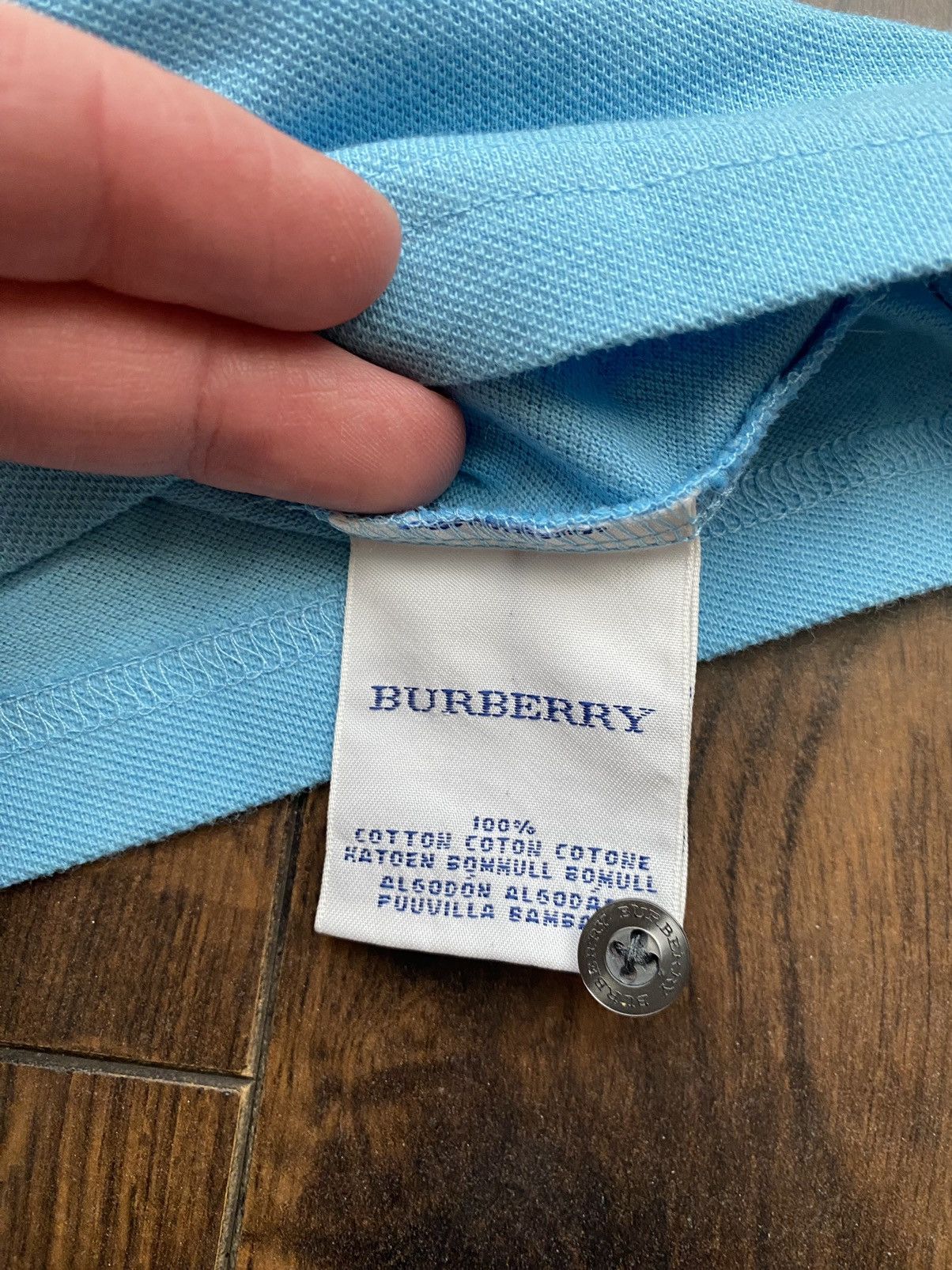 Burberry Rare Burberry Golf polo shirt Luxury Designer Size US L / EU 52-54 / 3 - 8 Thumbnail