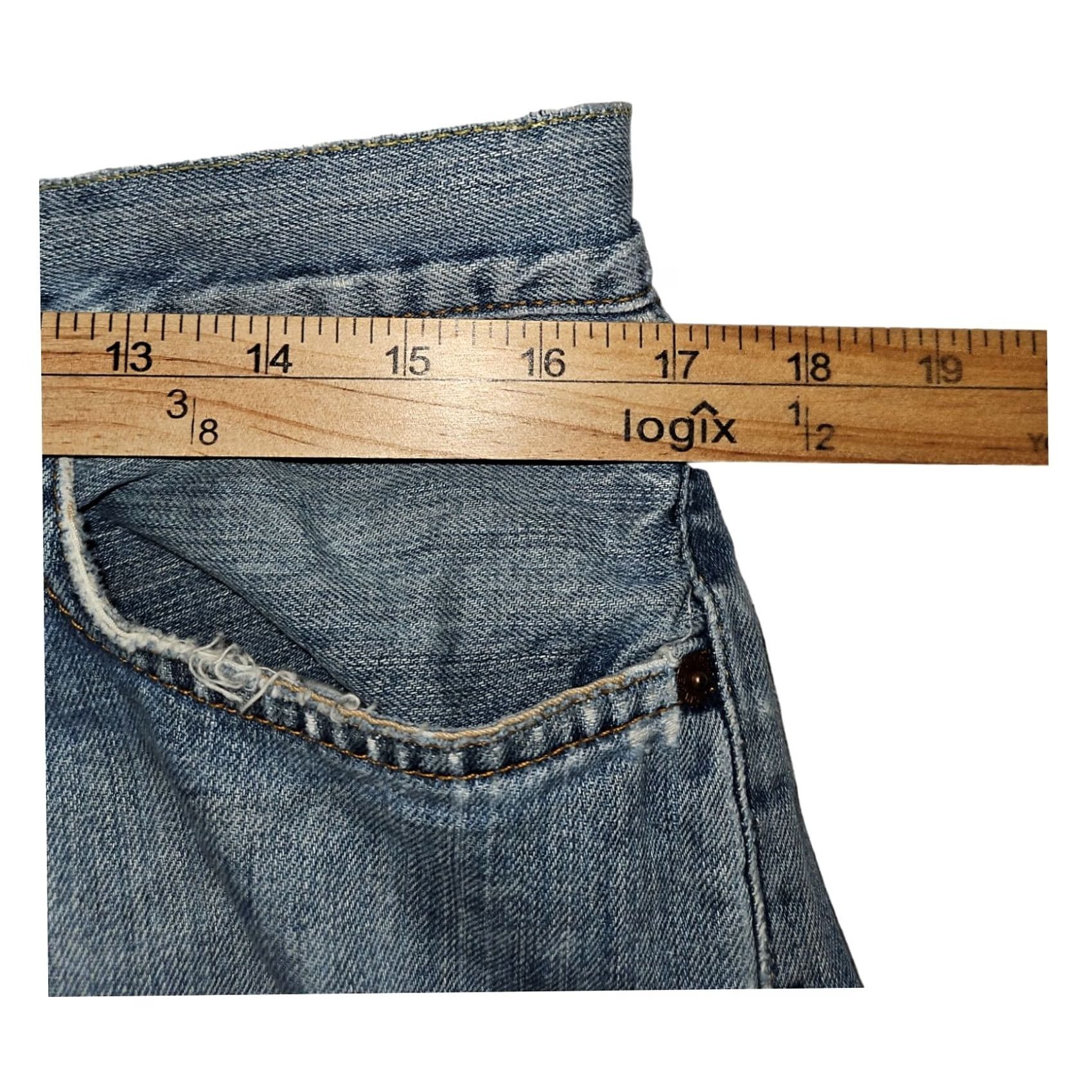 Lucky Brand VINTAGE Lucky Brand Jeans Bootcut Men 33 Blue 90s Distressed USA 2-Pack/2-Pair Size US 33 - 4 Thumbnail