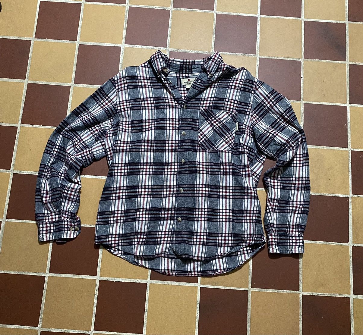 Woolrich Woolen Mills Vintage Woolrich Flannel Button Up Shirt Size US L / EU 52-54 / 3 - 1 Thumbnail