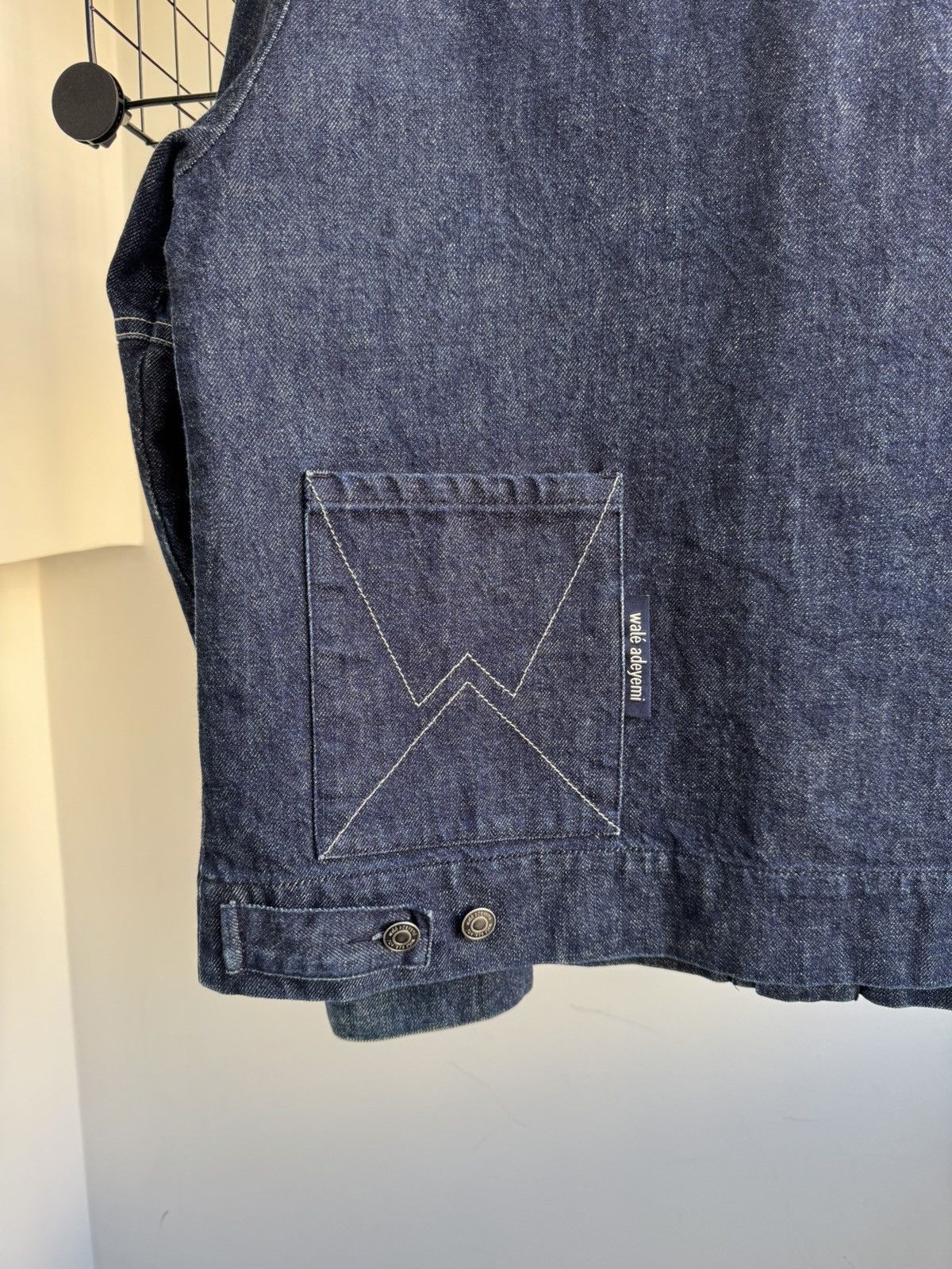Japanese Brand × Vintage Wale Adeyemi B Side Mens Japan Denim Jacket Size US L / EU 52-54 / 3 - 3 Thumbnail