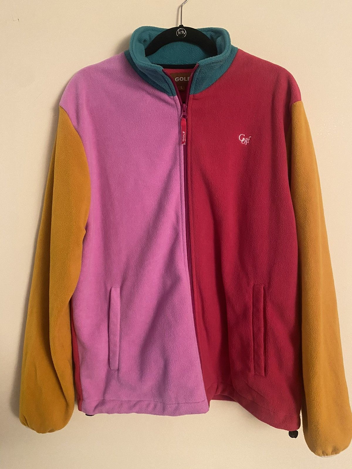 Golf Wang Golf Wang Color Block Fleece Jacket | Grailed