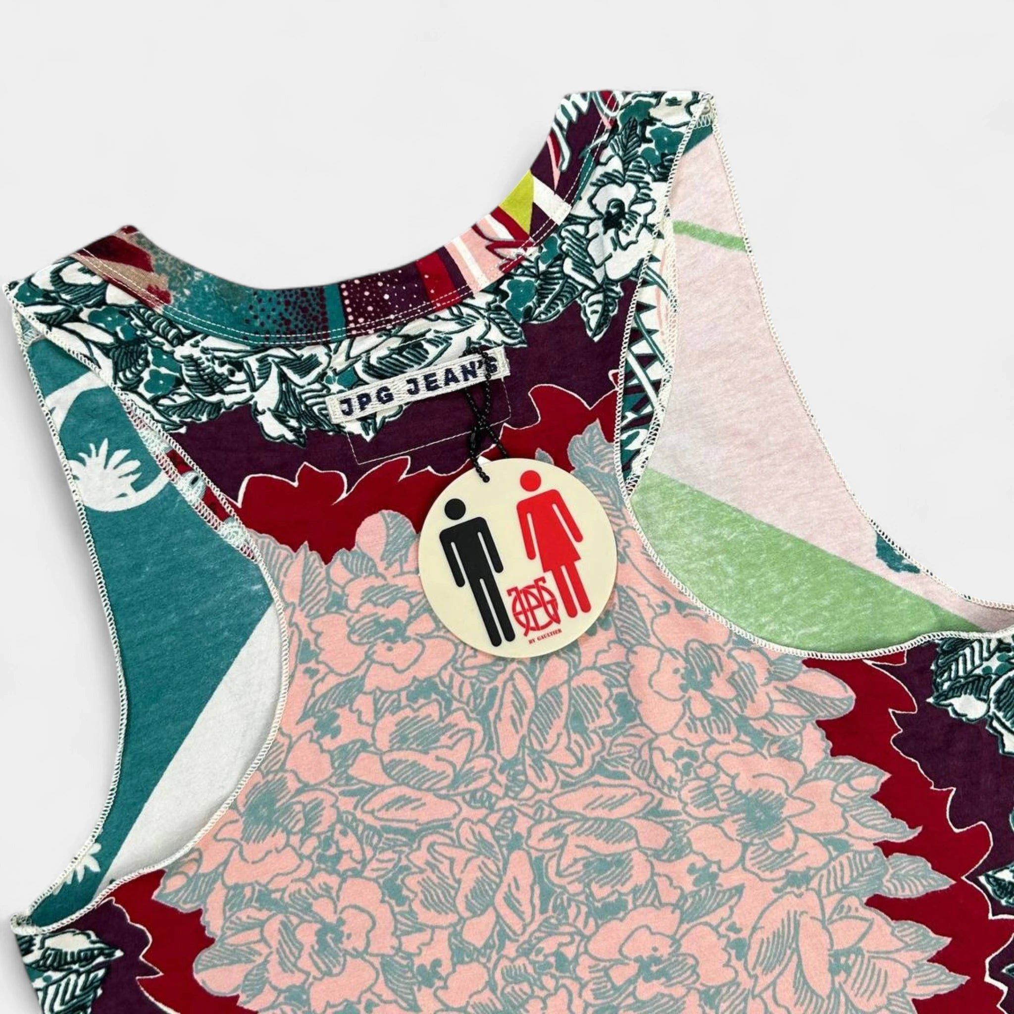 Jean Paul Gaultier Jean Paul Gaultier Floral Floral Tank Top Size M / US 6-8 / IT 42-44 - 6 Thumbnail