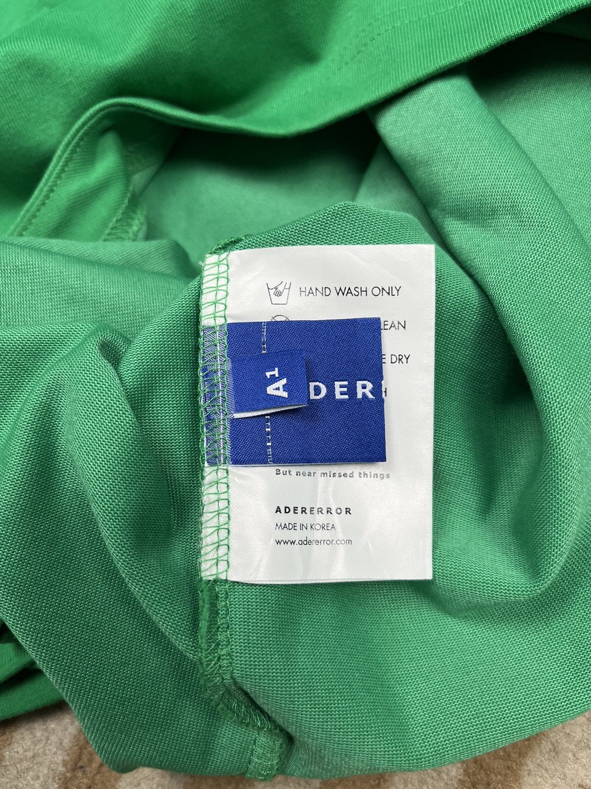 Ader Error Ader Error Green T-shirt Size US L / EU 52-54 / 3 - 9 Thumbnail