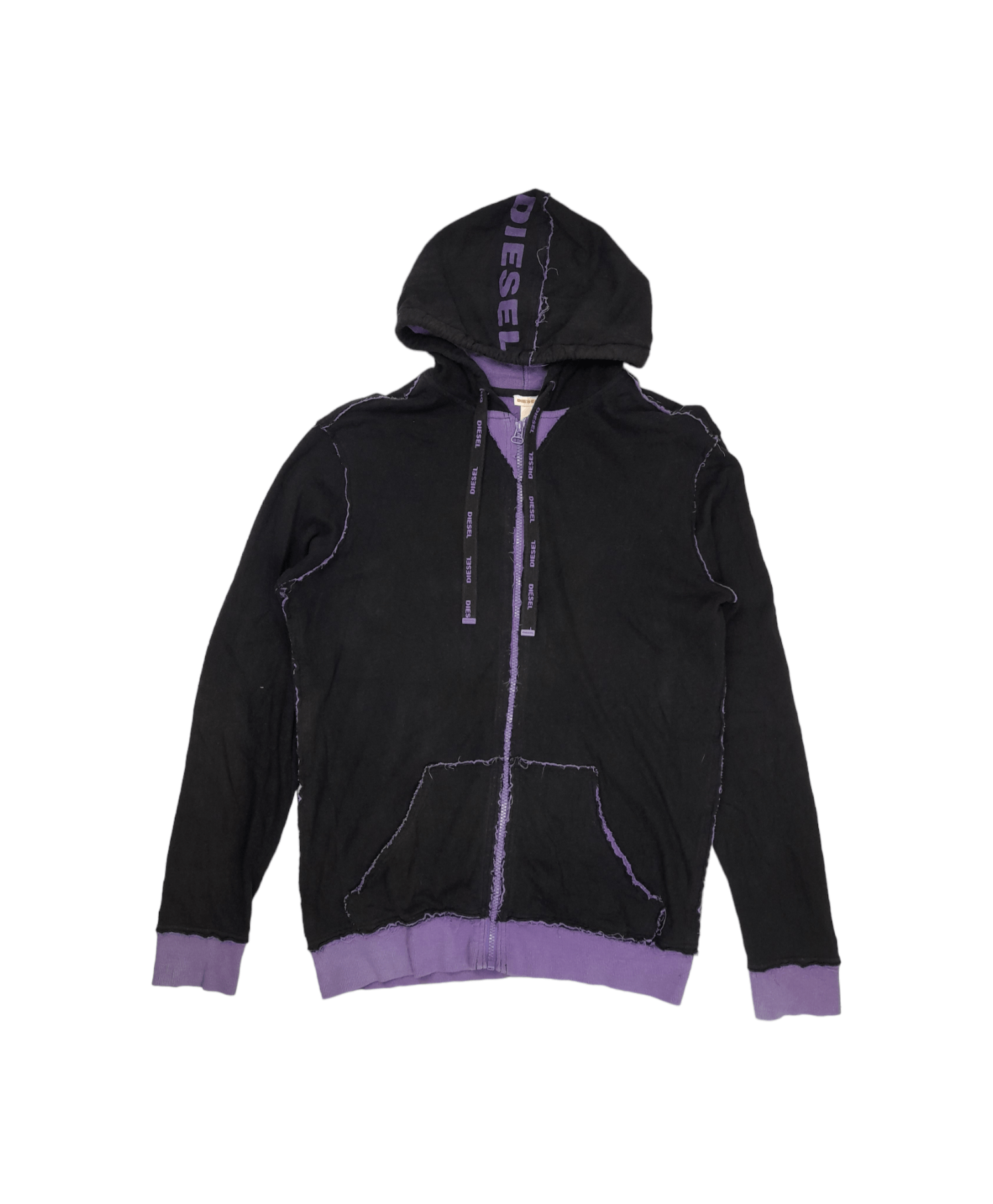Diesel Faded Frayed Hoodie
