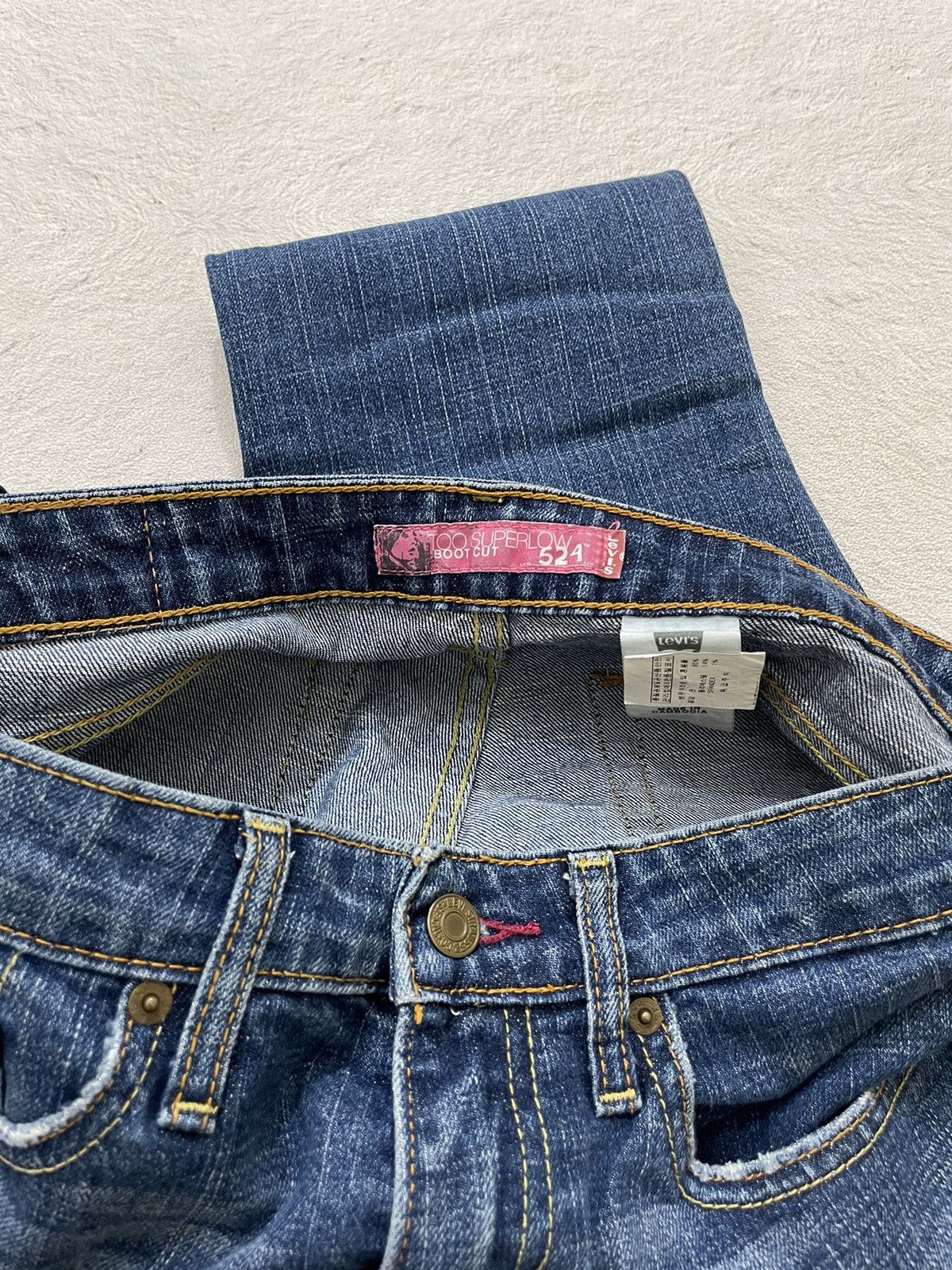 Levi's 2000s Levi’s Flare Denim Bootcut Jeans Washed Y2K Japan Size US 26 / EU 42 - 5 Thumbnail