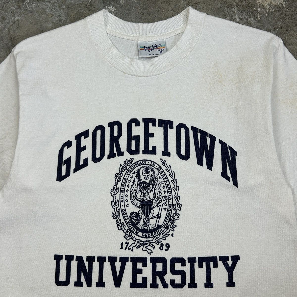 Vintage 1980-90s Georgetown University Size US S / EU 44-46 / 1 - 4 Thumbnail
