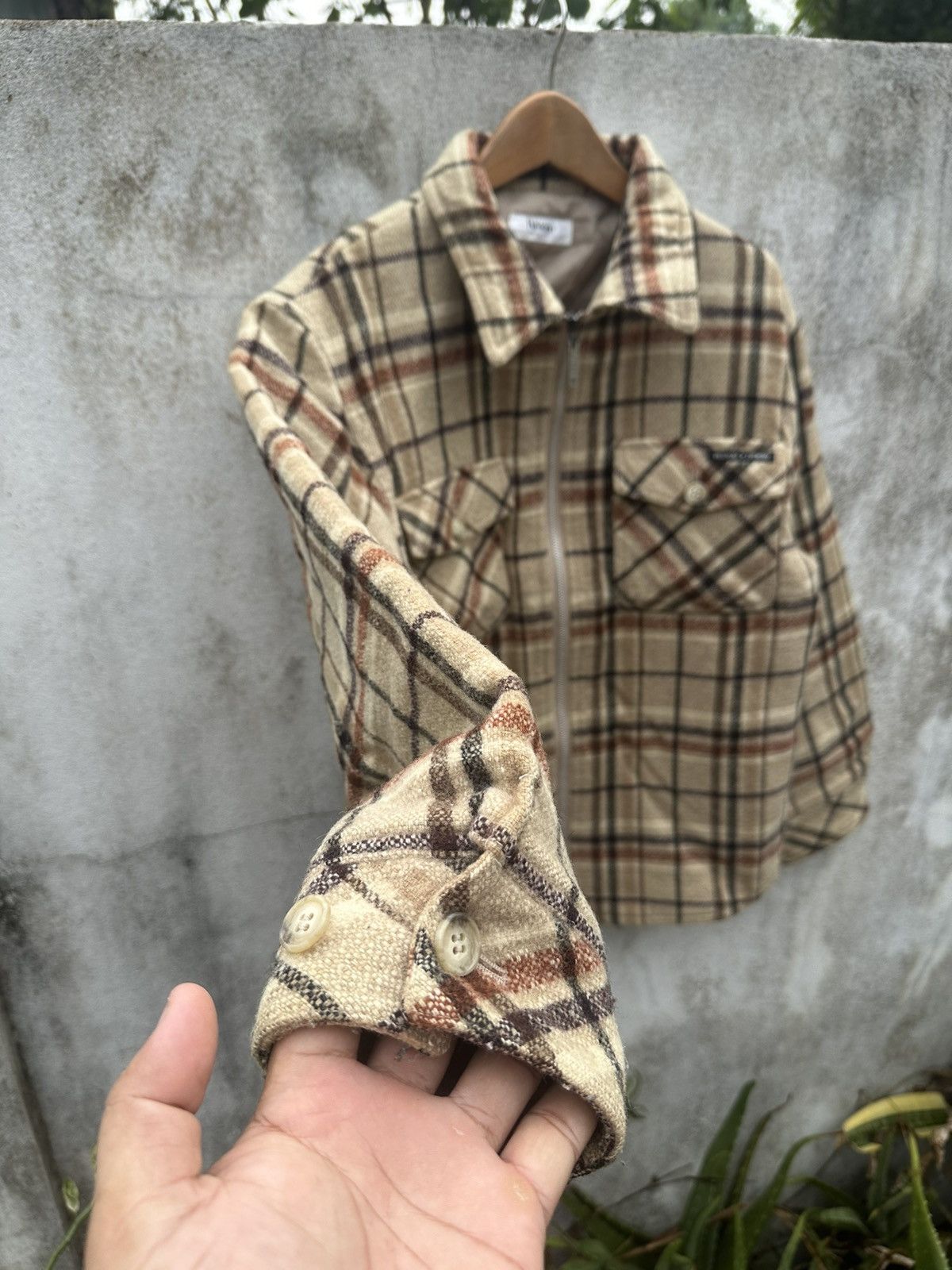 Issey Miyake Petitcan tartan zipper Wool shirts Size US M / EU 48-50 / 2 - 4 Thumbnail