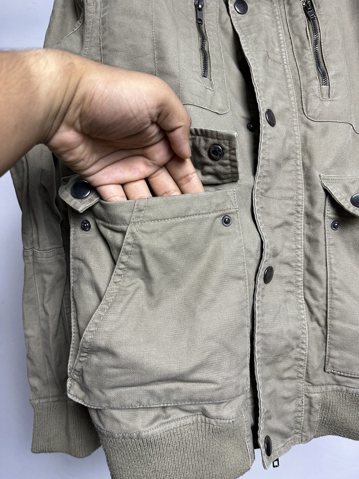 Beauty Beast × Japanese Brand × Le Grande Bleu (L.G.B.) Multi Pocket Army Jacket by Clone Devgru Size US M / EU 48-50 / 2 - 4 Thumbnail
