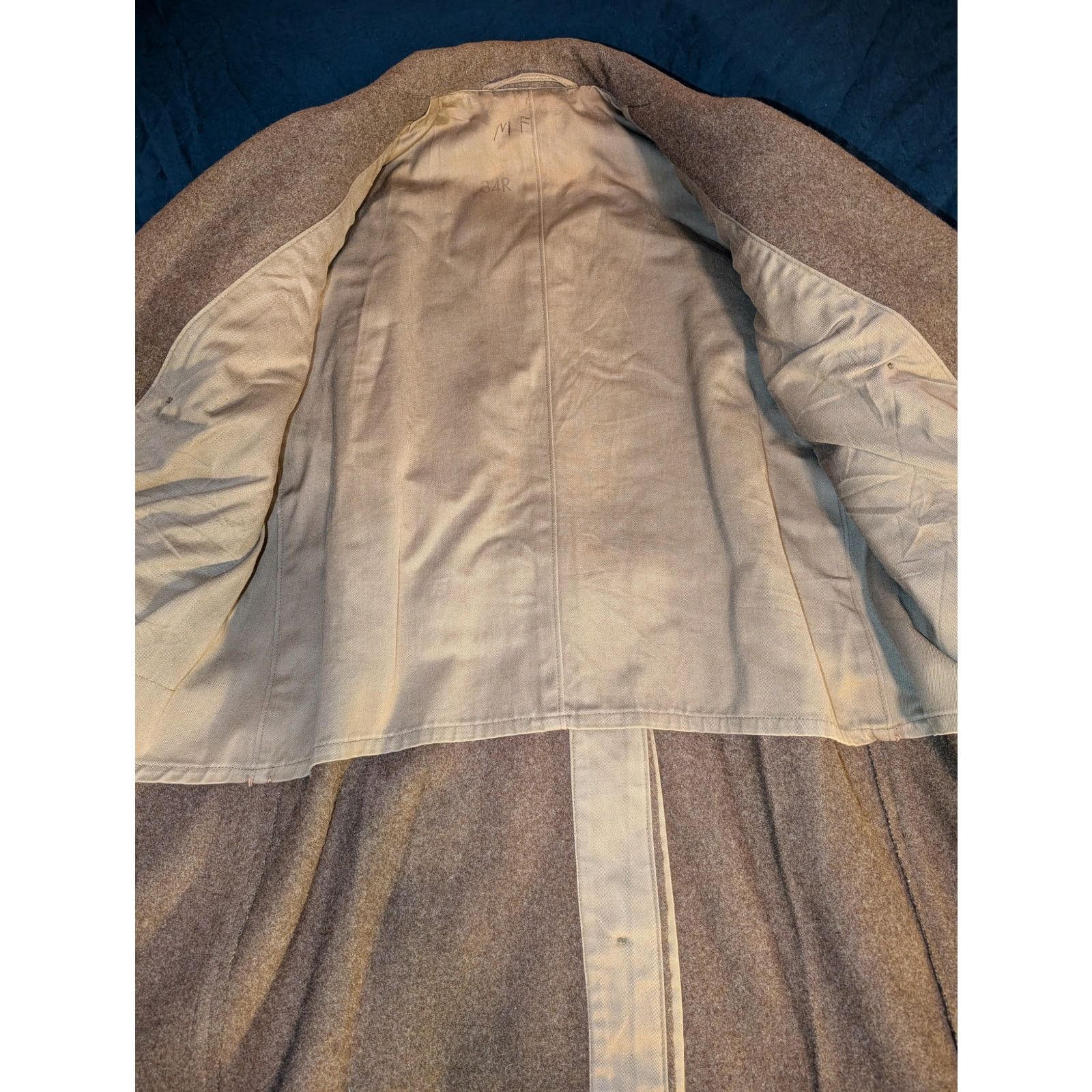 Alpha Industries Vintage Military WW2 WWII Heavy Wool Peacoat Small 34R USA Size US S / EU 44-46 / 1 - 3 Thumbnail