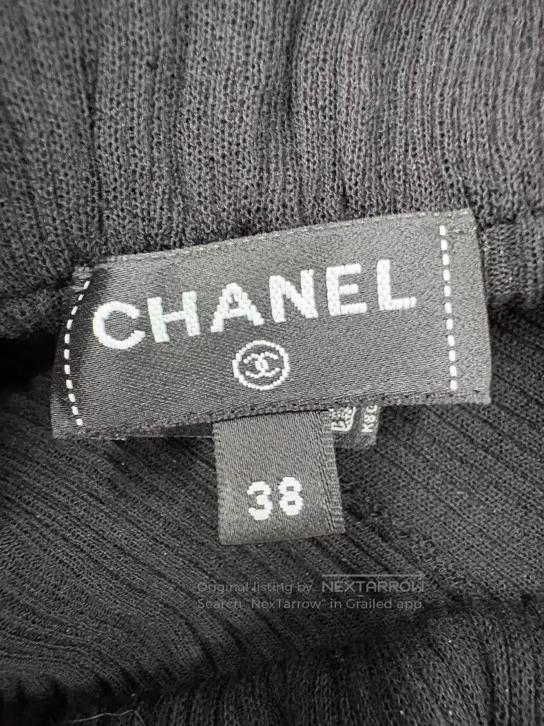 Chanel Chanel 24s black lapel ruffle pleated lantern sleeve Size XS / US 0-2 / IT 36-38 - 6 Thumbnail
