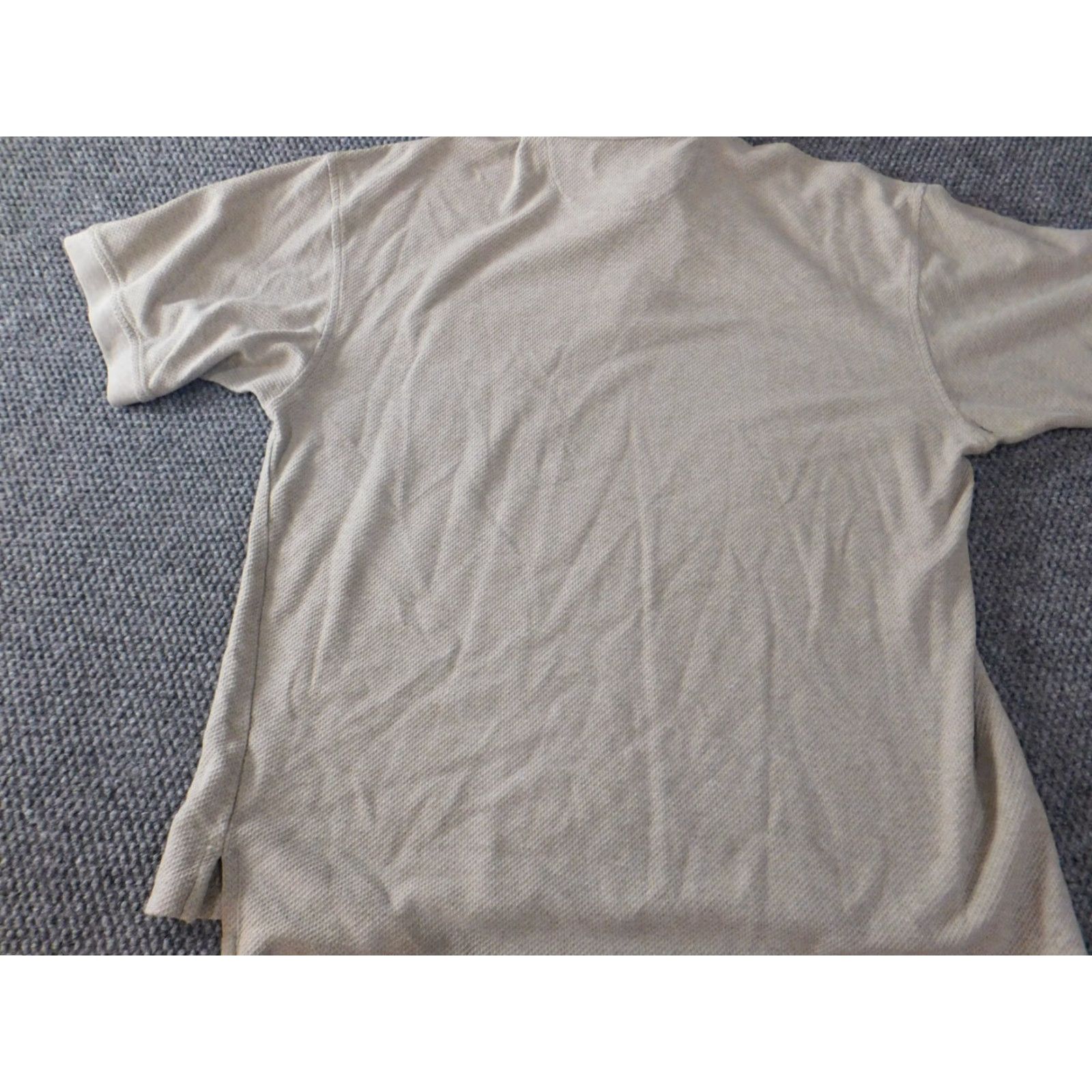 Izod IZOD Polo Shirt XL Beige Mens Classic Logo Golf Button Short Sleeve Knit Cotton Polyester Breathable Easy Care Stretch Vintage: No Size US XL / EU 56 / 4 - 7 Thumbnail