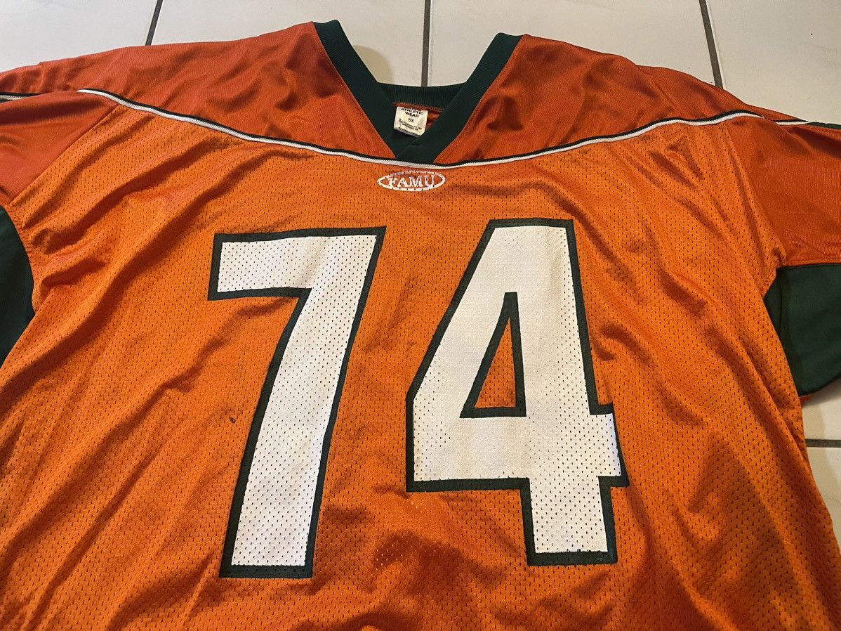 Vintage Vintage Famu Rattlers Florida Am Football Jersey Rare #74 Size US XXL / EU 58 / 5 - 2 Thumbnail