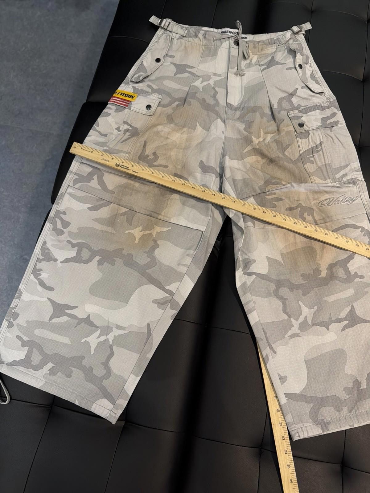 Vale Vale VA-1 White Camo Cargo Sweatpants Size (32) NEW Baggy Size US 34 / EU 50 - 9 Thumbnail