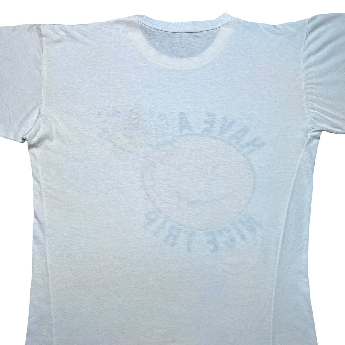 Vintage 80s Smiley Face Happy Head Shot Grunge Punk Graphic T-Shirt Size US L / EU 52-54 / 3 - 15 Thumbnail