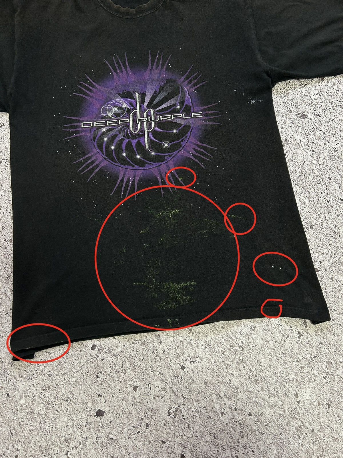 Band Tees × Vintage Vintage Deep Purple European Tour 2003 Rock Band T-Shirt Size US XL / EU 56 / 4 - 14 Thumbnail