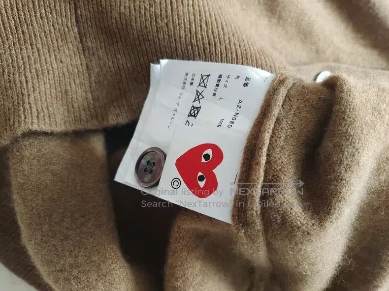 Comme des Garcons Comme Des Garcons Little heart wool cardigan Size L / US 10 / IT 46 - 5 Thumbnail