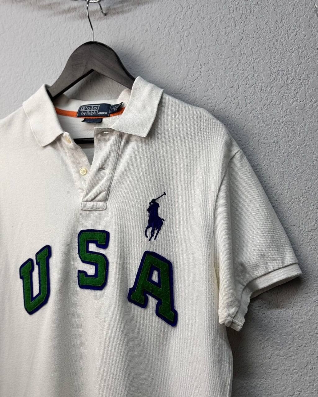 Polo Ralph Lauren × Vintage Polo Raplh Lauren USA Shirt Rugby Vintage Size US L / EU 52-54 / 3 - 5 Thumbnail