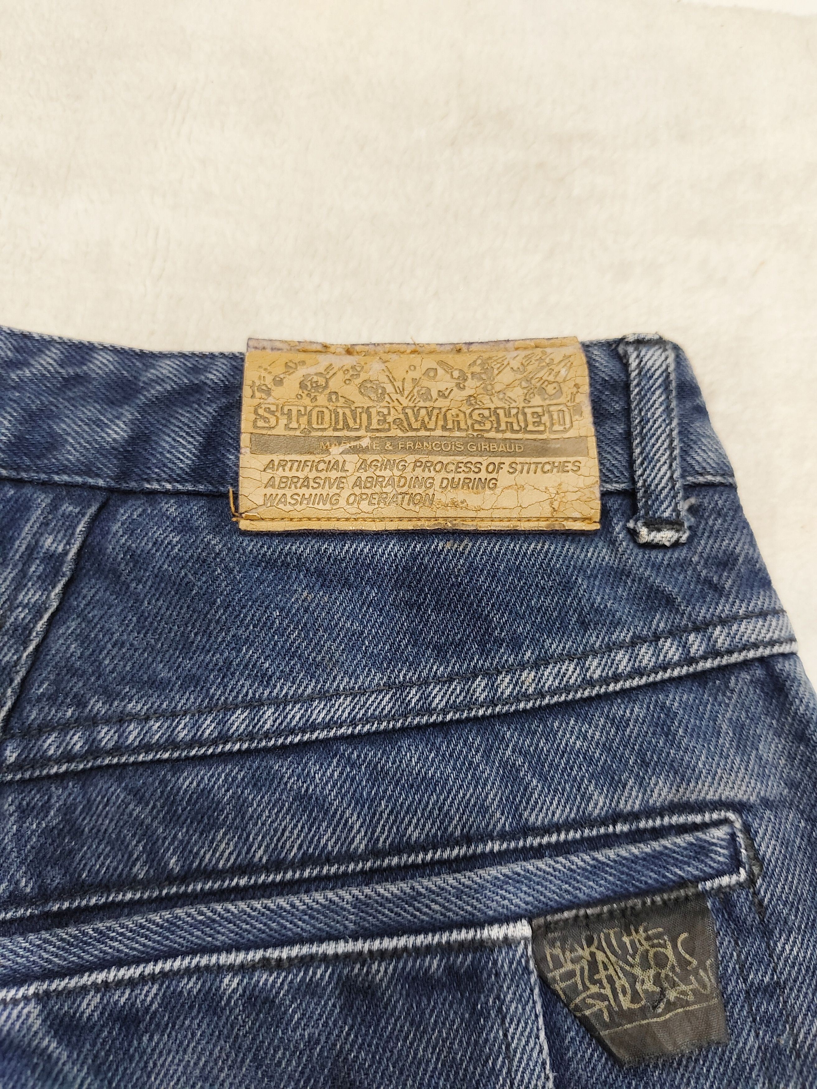 Marithe + Francois Girbaud 90s MFG❤️‍🔥Stone Washed High Waist Y2k Relaxed Straight Size US 30 / EU 46 - 7 Thumbnail