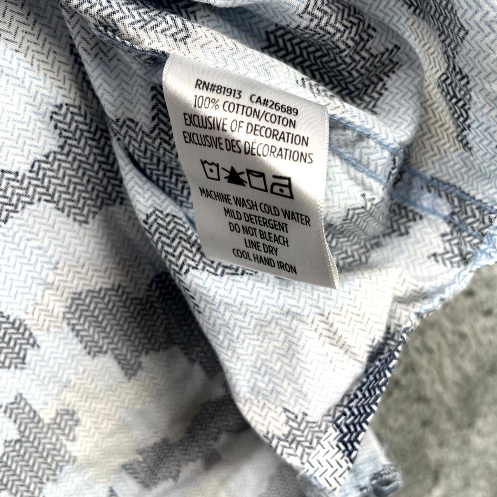 Robert Graham Robert Graham Shirt Mens XXXL Blue Camo Cotton Short Sleeve Button Up Size US XXL / EU 58 / 5 - 4 Thumbnail